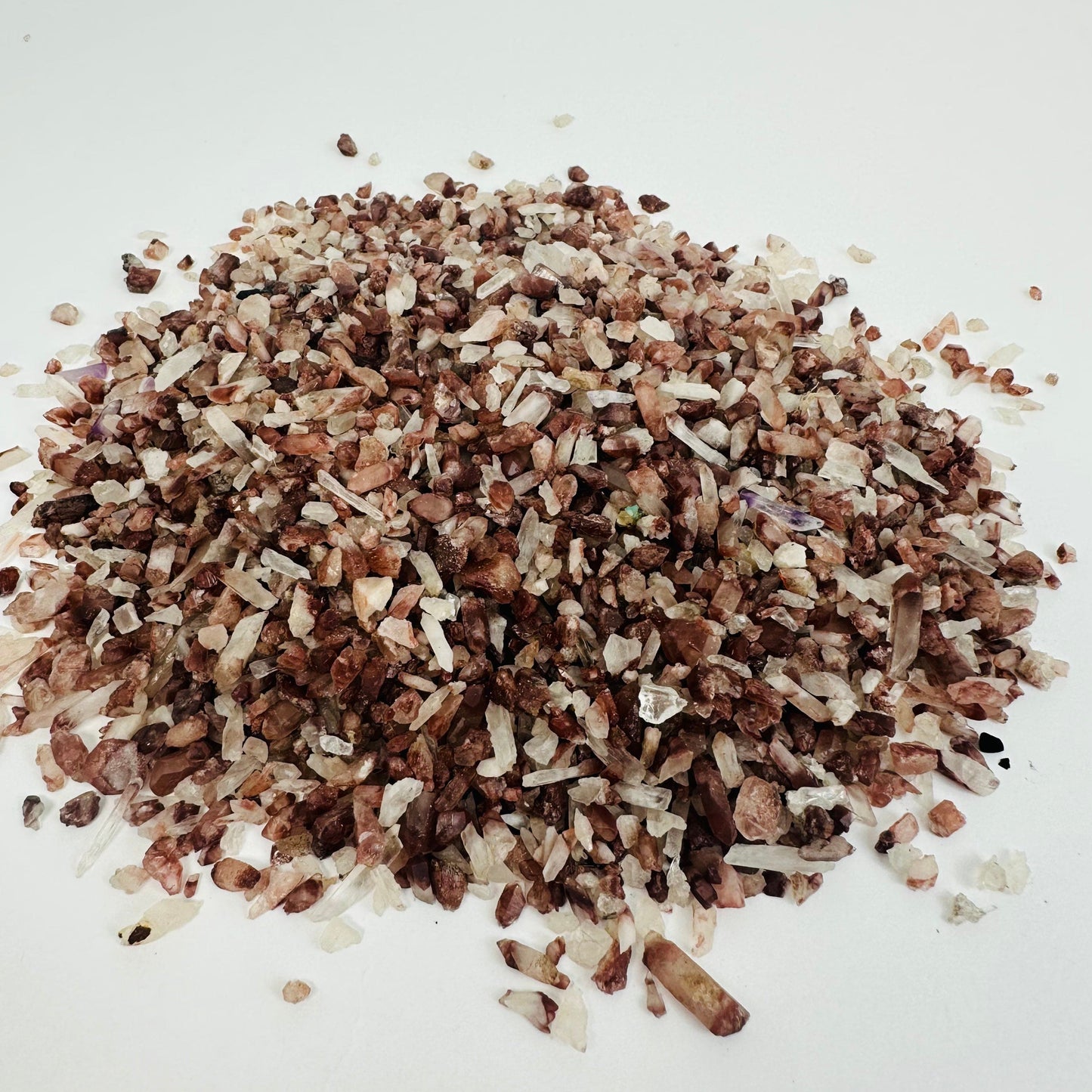 Lithium Quartz Crumble - 1 Lb Bag - pile of lithium quartz