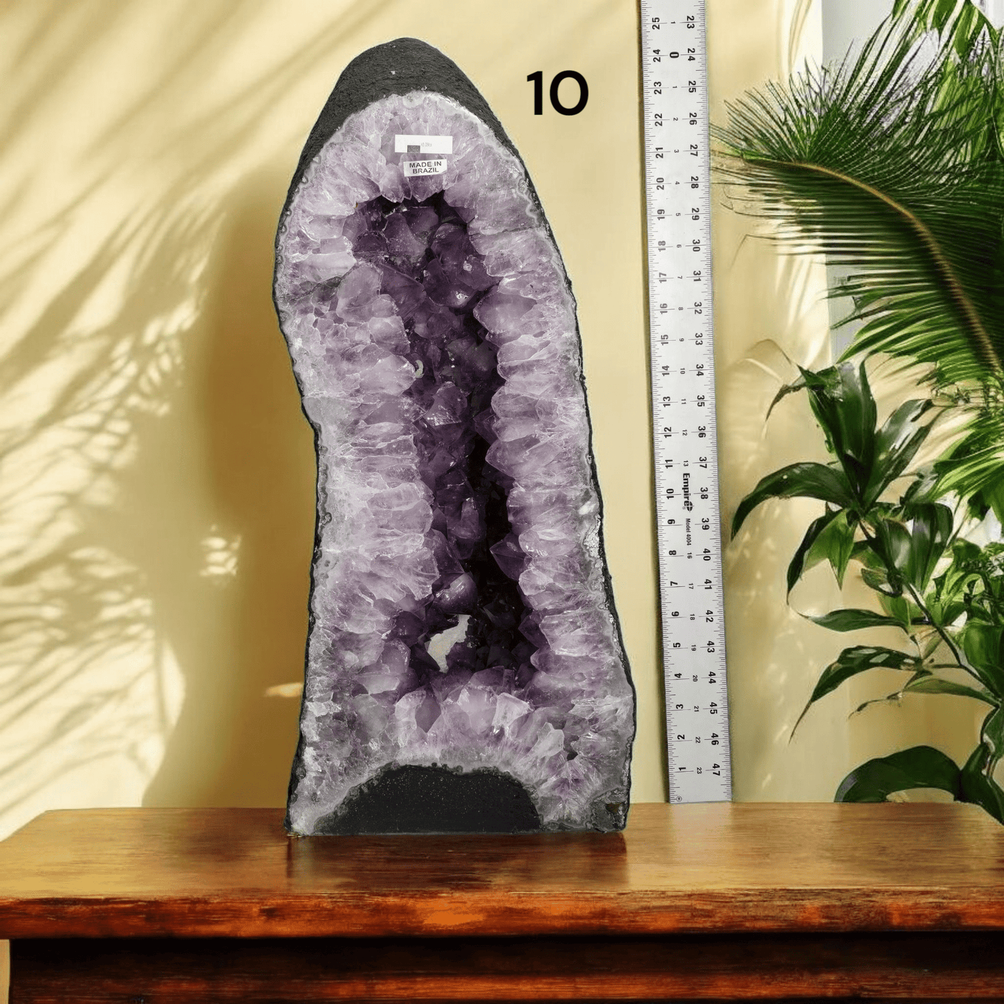 Amethyst Crystal Cathedral - You Choose #4 variant 10 labeled with ruler for size reference
