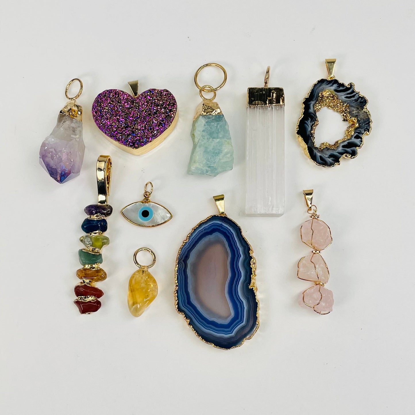 close up of all the candy charms. can be added to purchase