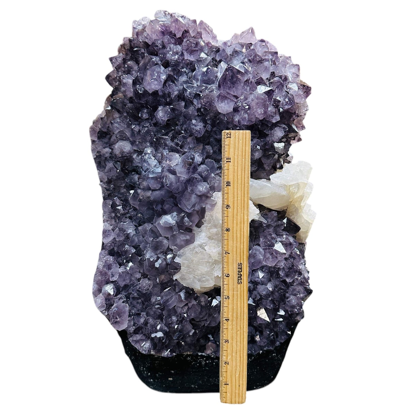 amethyst on a white background
