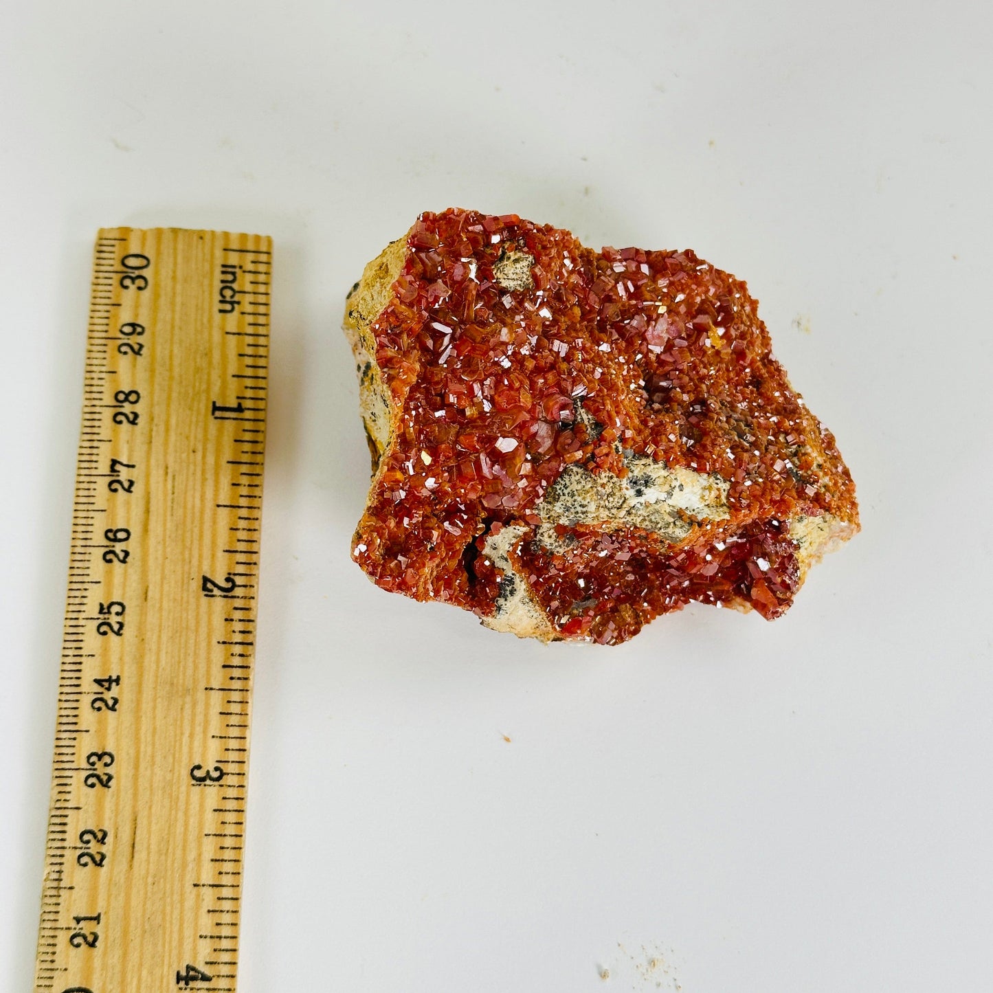 vanadinite on white background