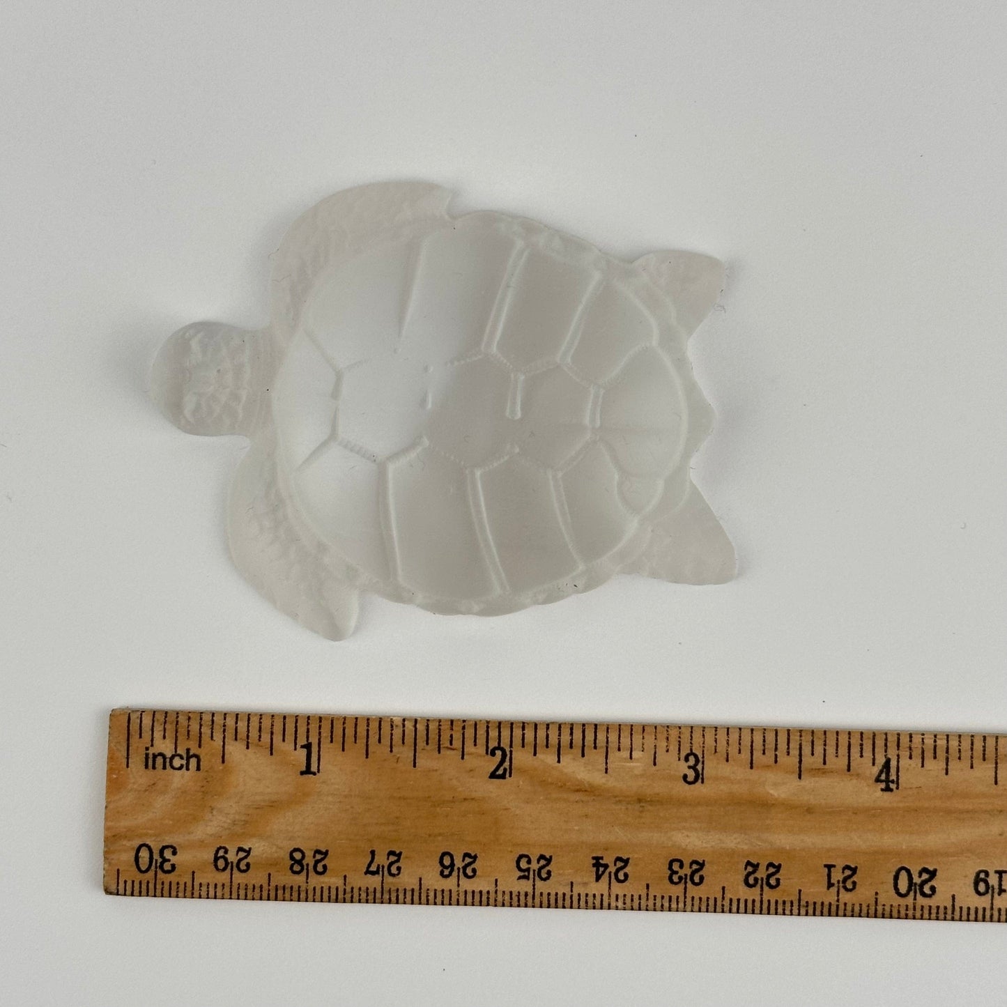Selenite Crystal Turtle