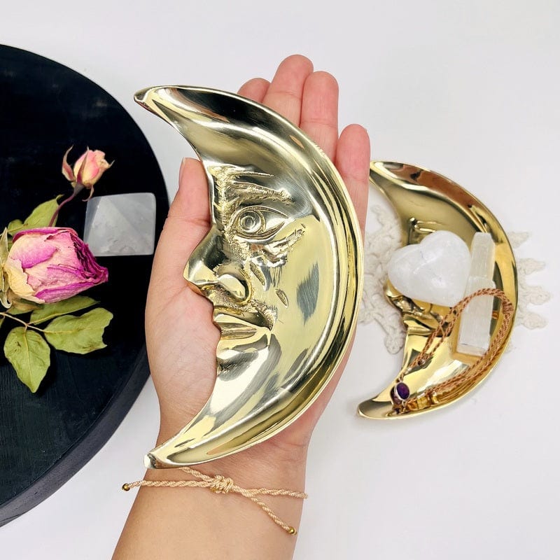 moon bras tray in hand for size reference