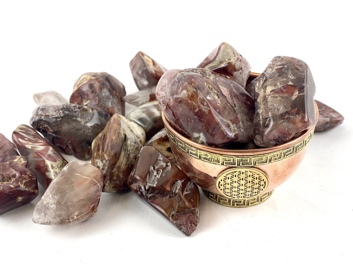 1/2 Lb Amphibole Quartz Tumbled Stones