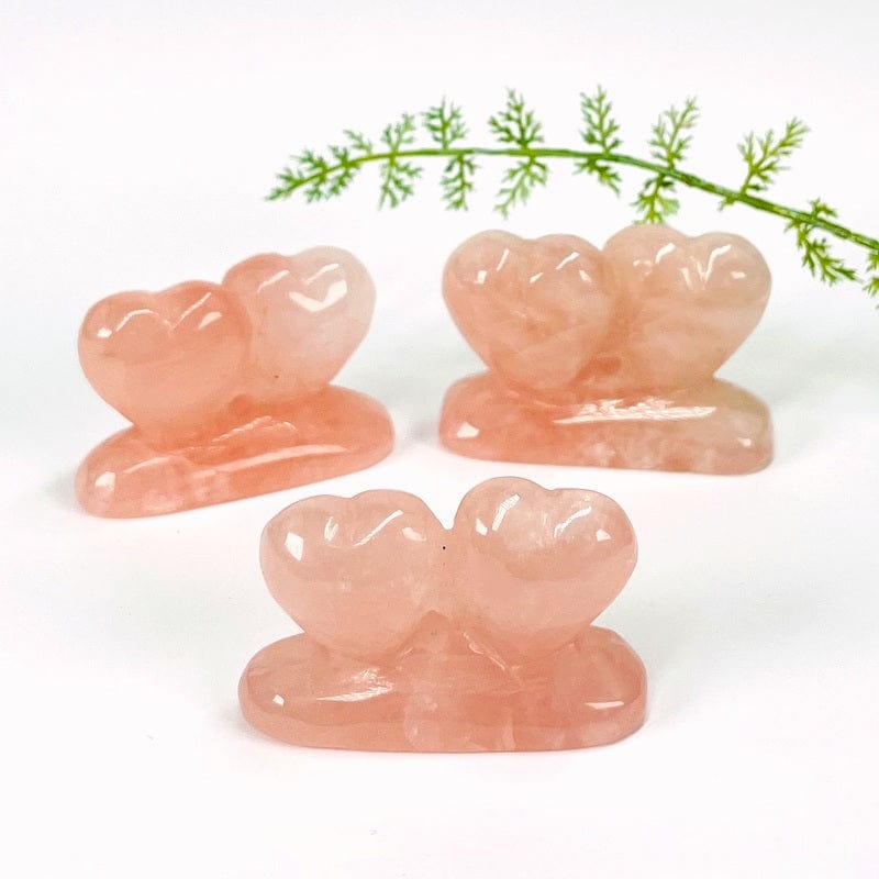 double hearts displayed as home decor
