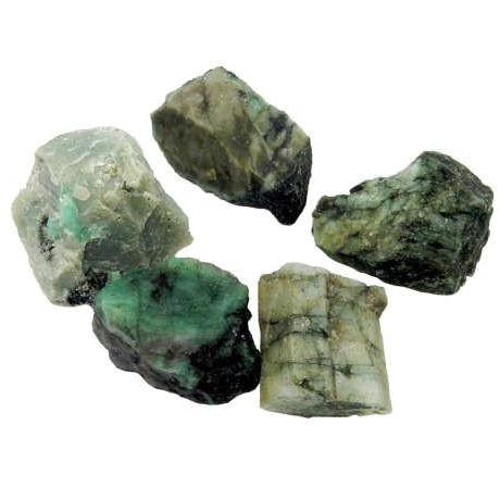 Flat Boxes - Emerald Chunk By Box - Box Of 24 Pieces HS1B2