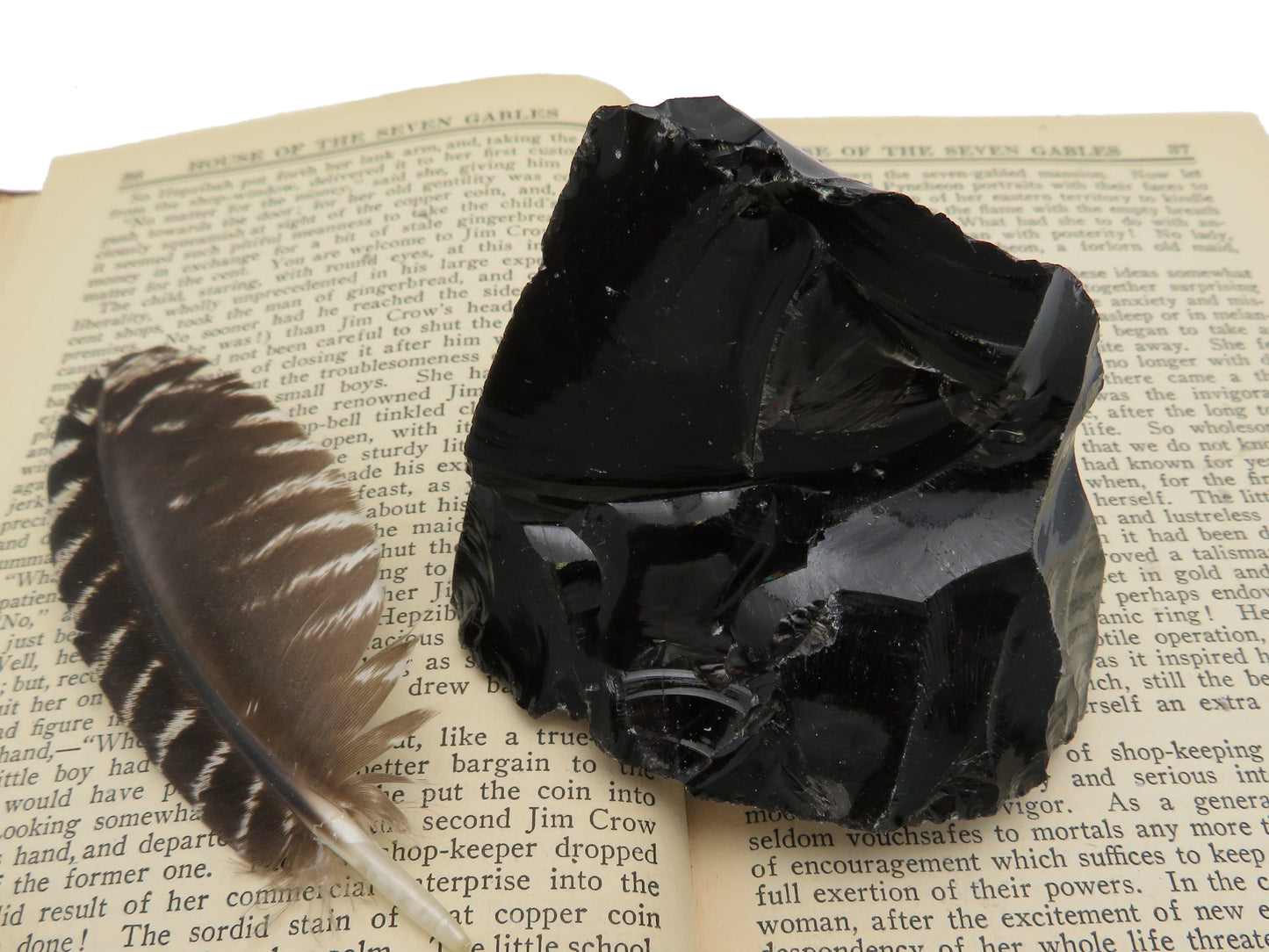 Products Obsidian Chunk - one close up