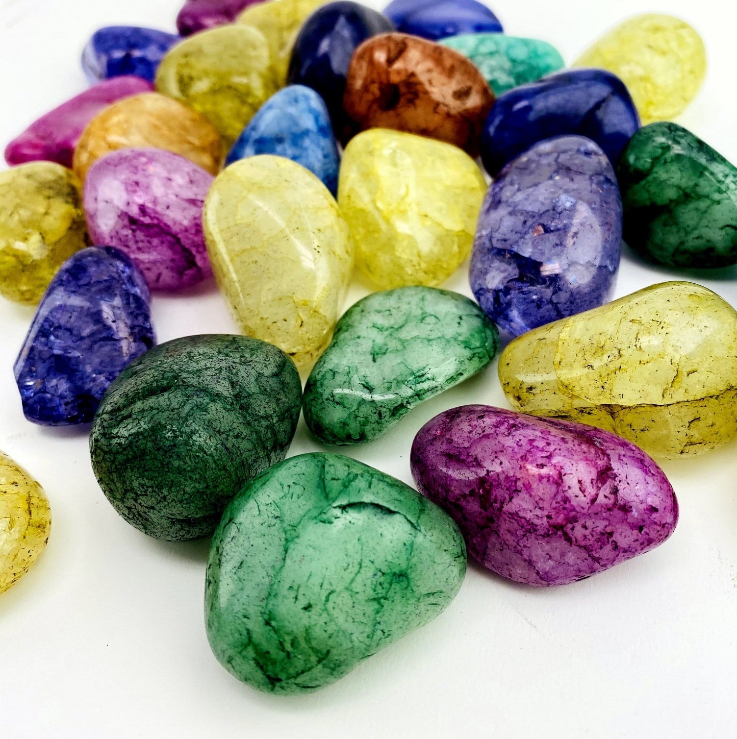 mixed tumbled on a table
