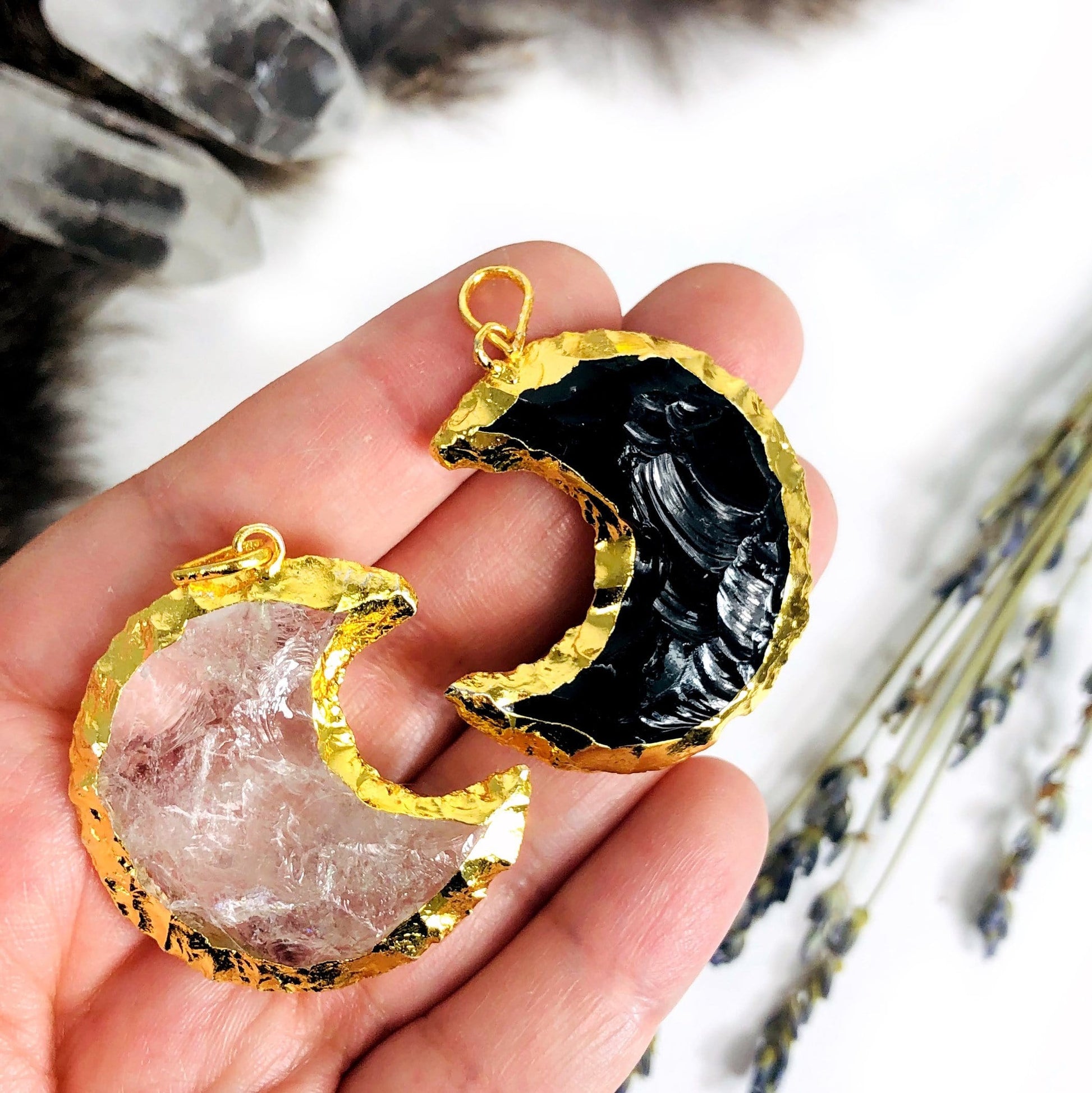 pendants in hand for size reference 