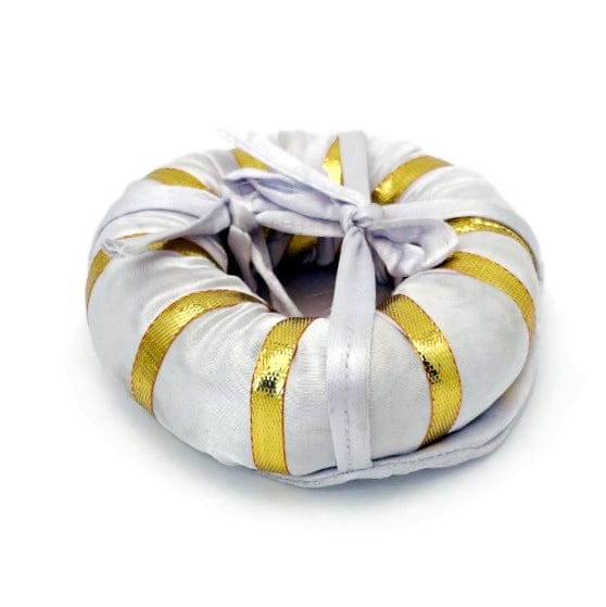 White  Singing Bowl Pillow