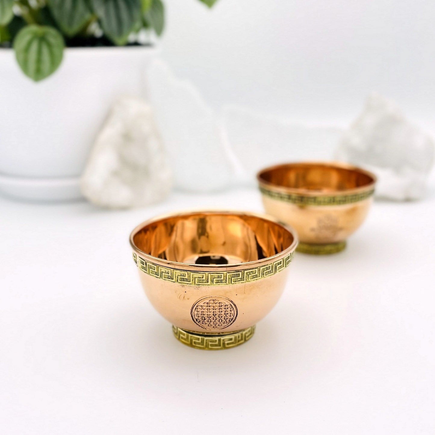 copper bowls with engraved designs 
