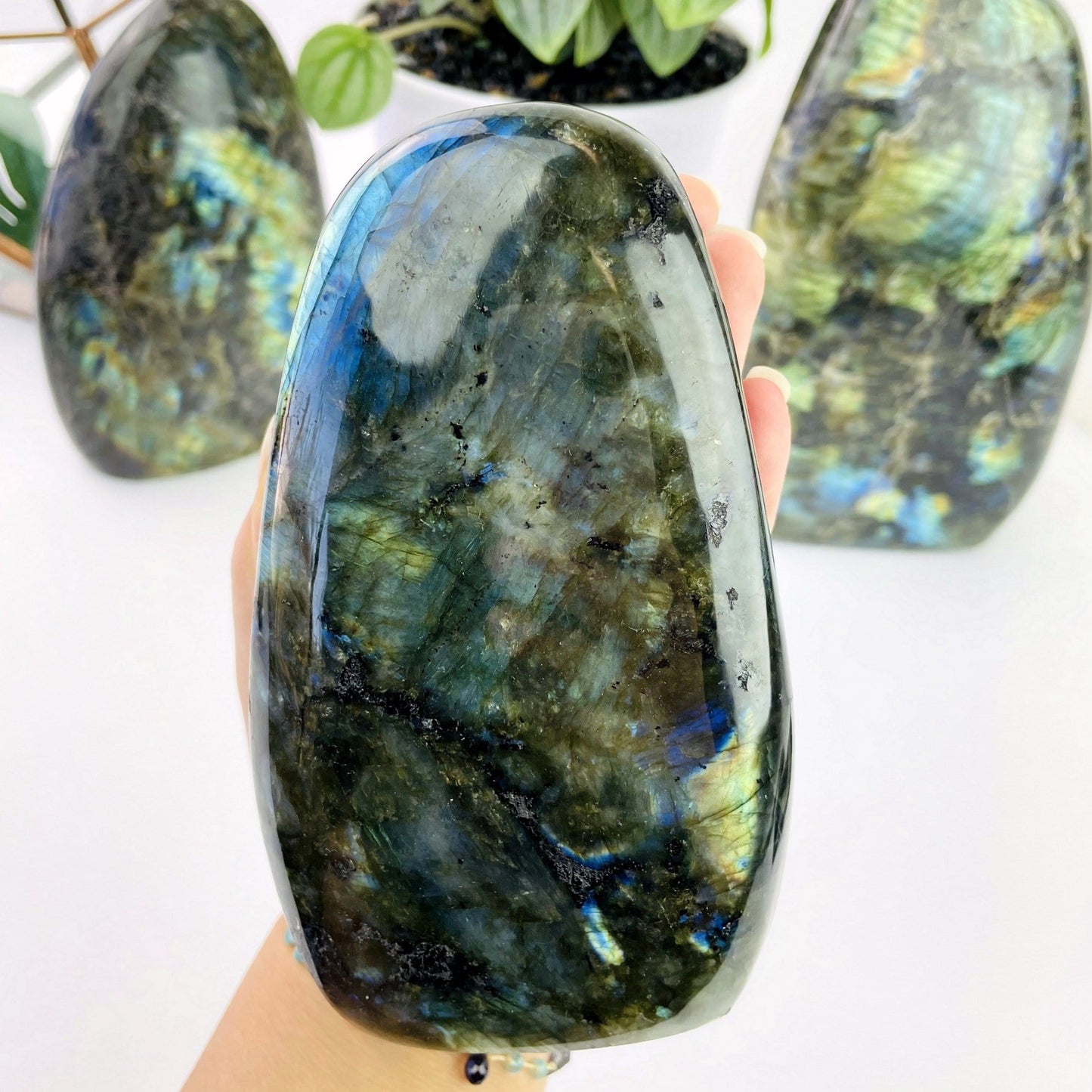 Labradorite Cut Base - Polished Stone - BY WEIGHT