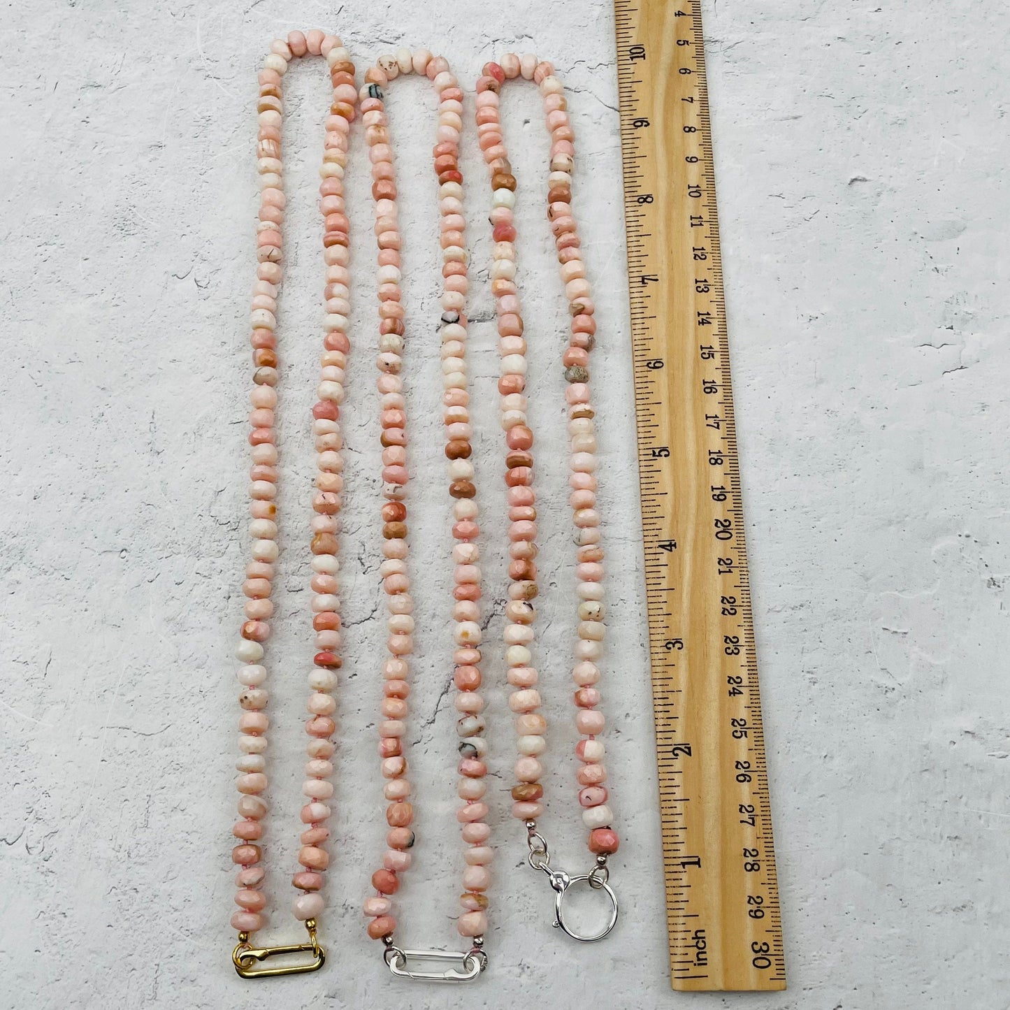 Pink Opal Candy Necklace - You Choose Style -