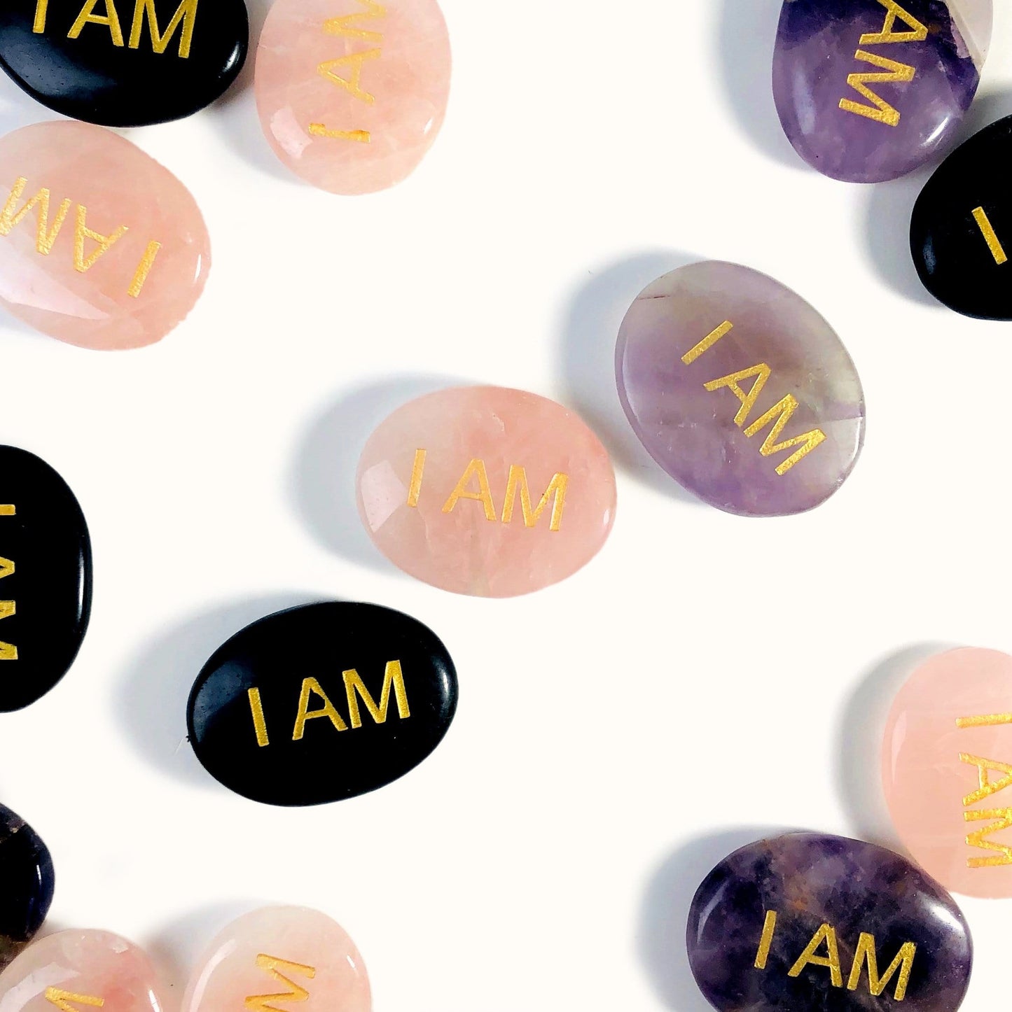 i am pocket stones spread out