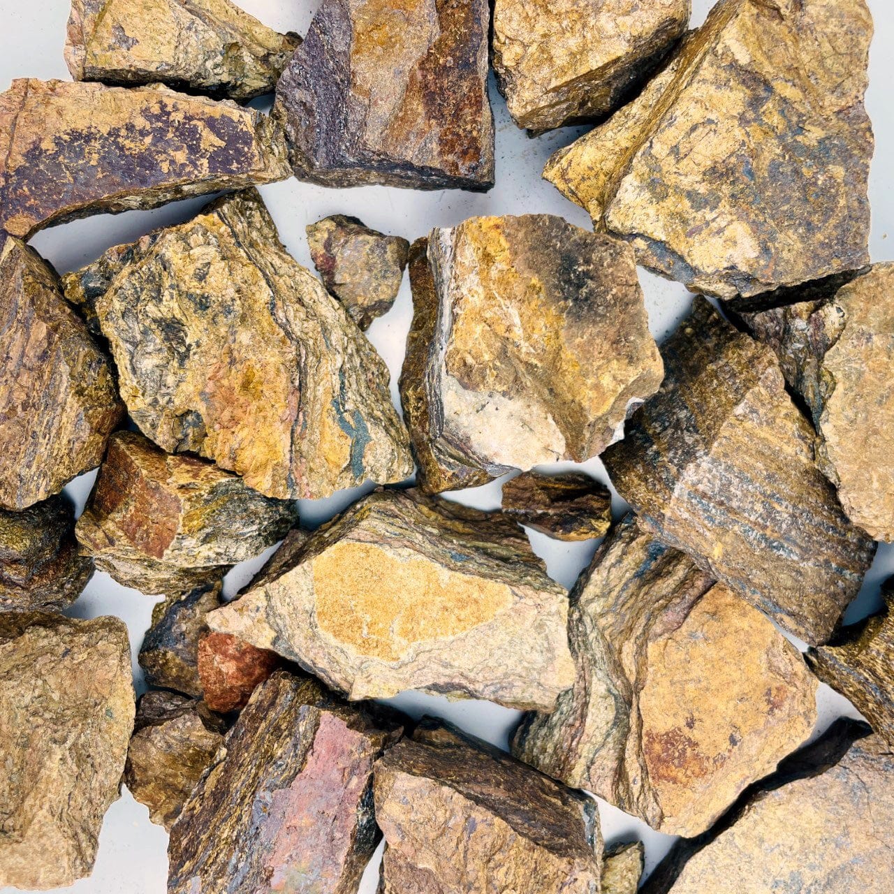 Tigers Eye Rough stones of varying sizes