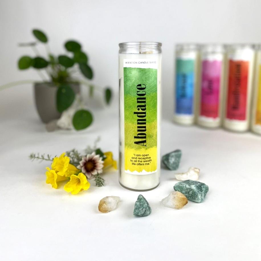 intention candles available in abundance 