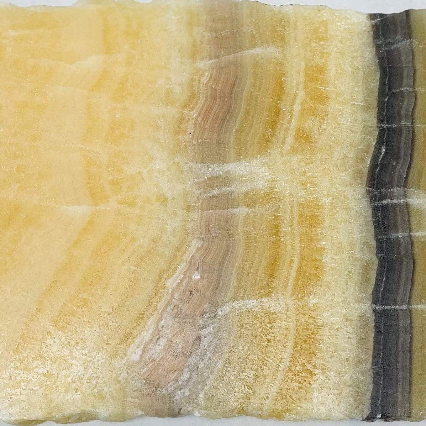 up close shot of Mexican onyx platter