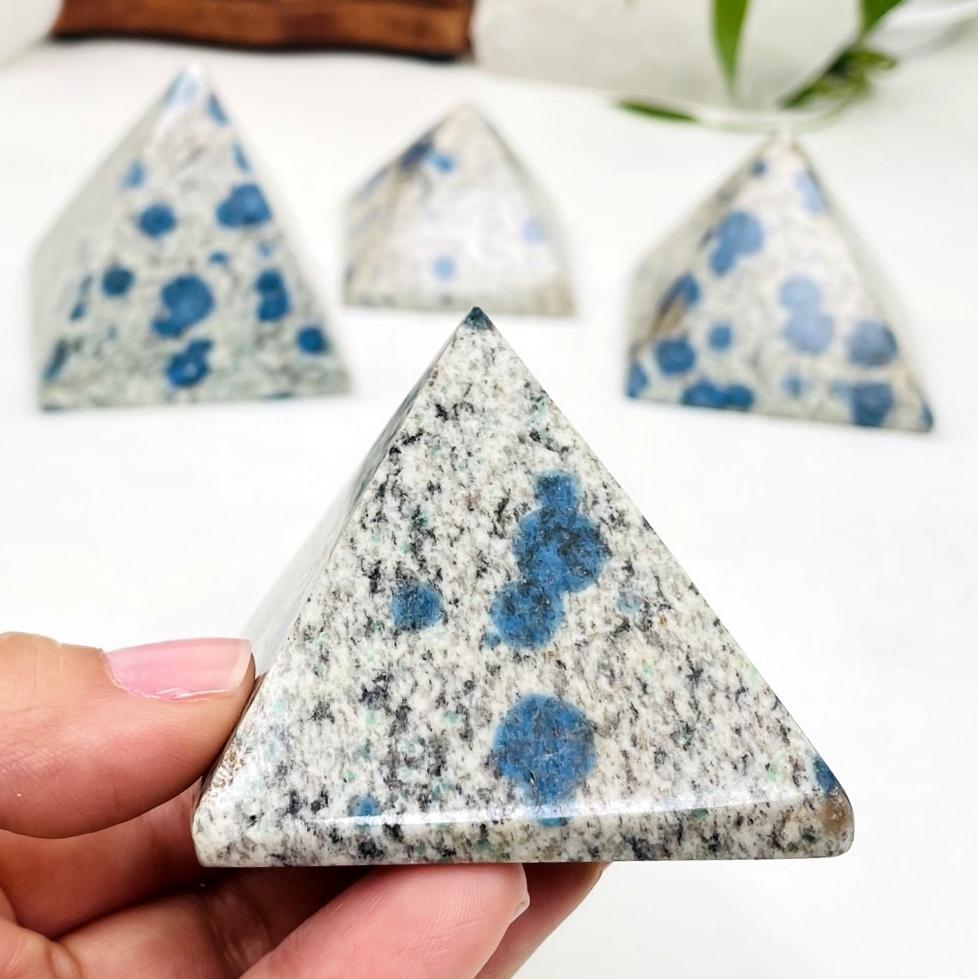 close up of k2 pyramid in a hand for size reference