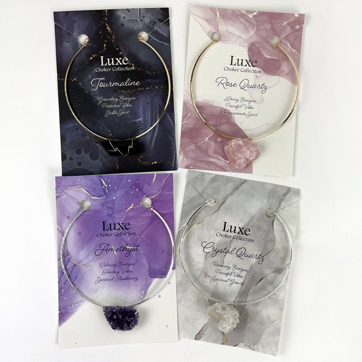 all styles of choker shown here on the cards