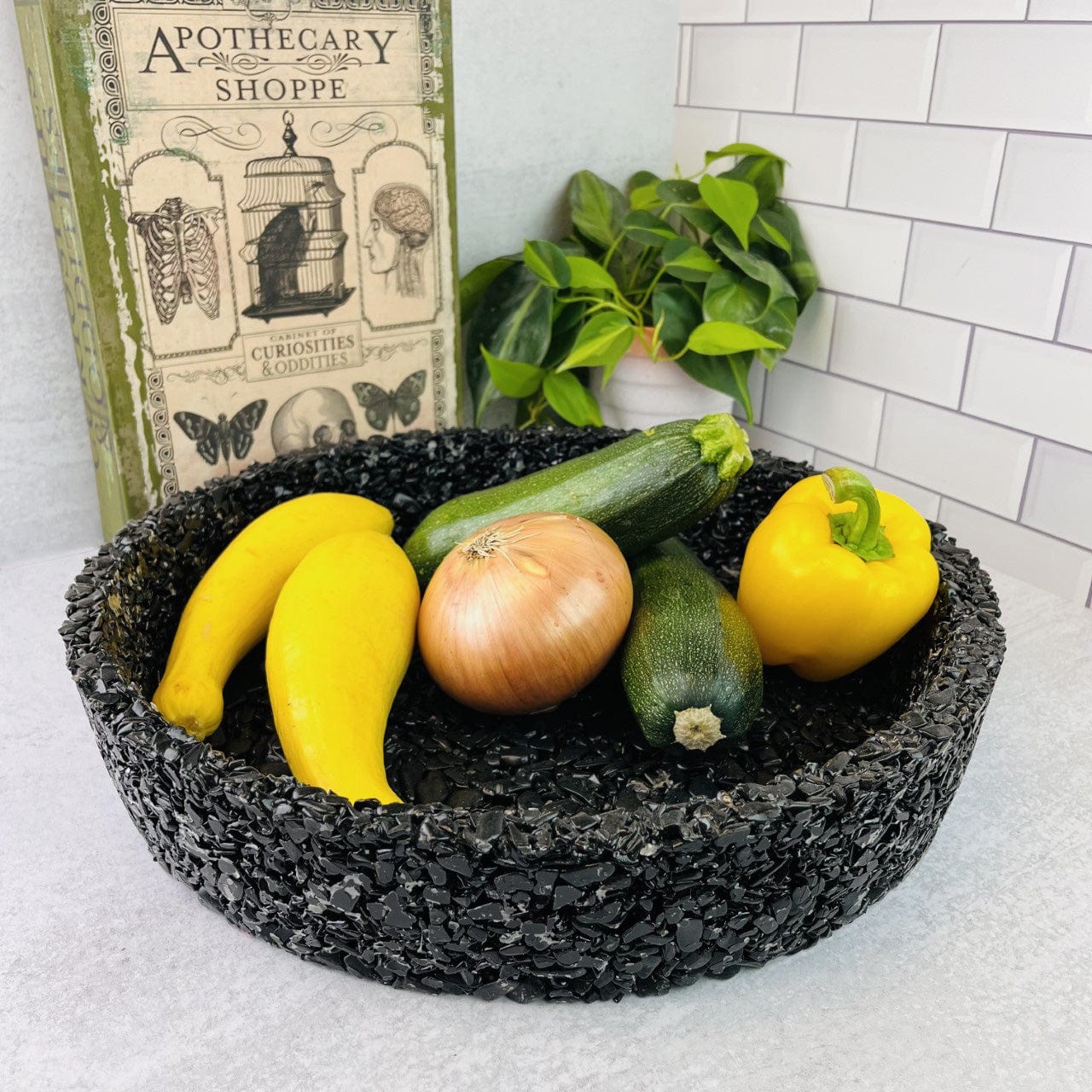 bowl with veggies in it