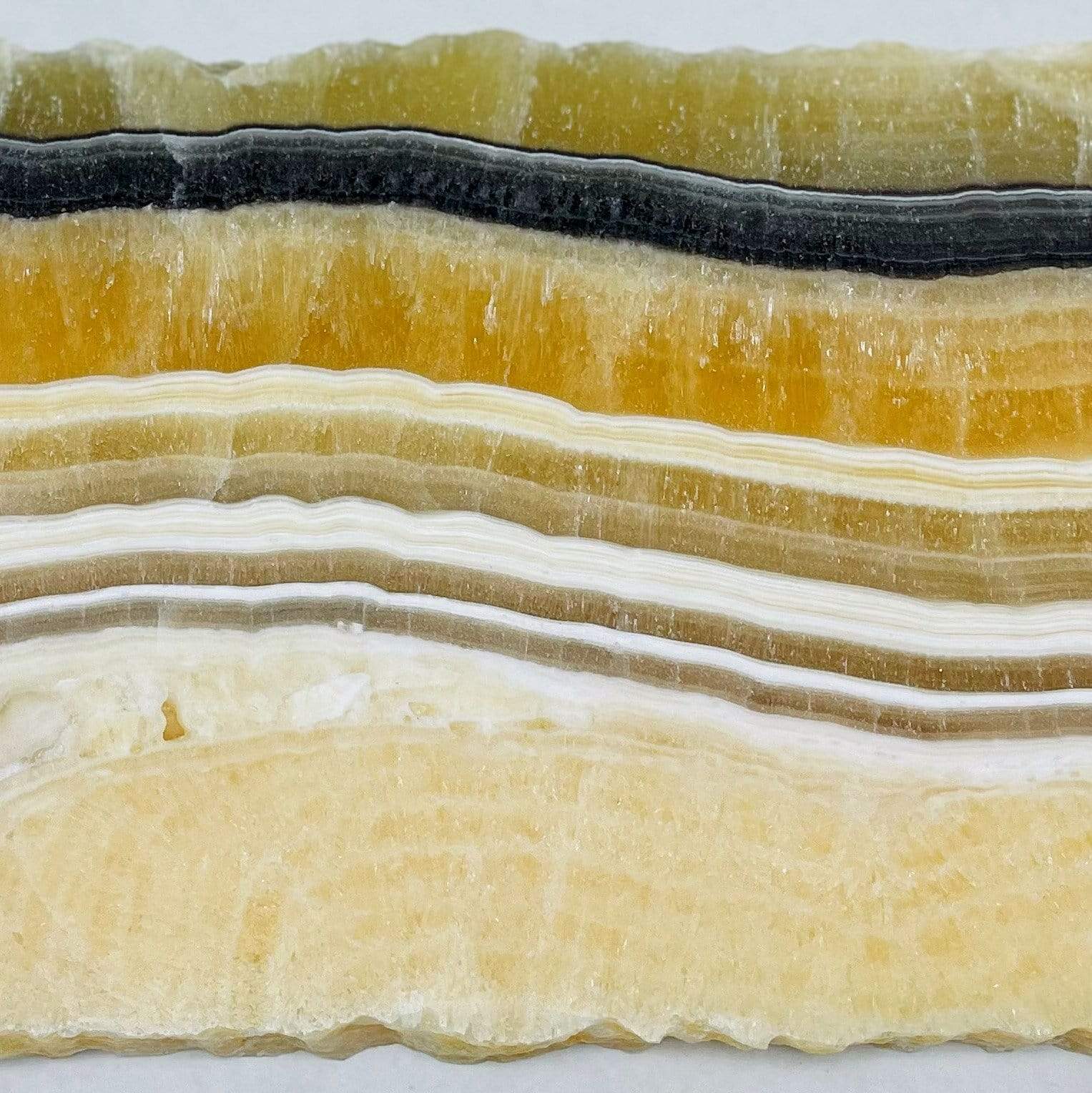 up close shot of Mexican onyx platter