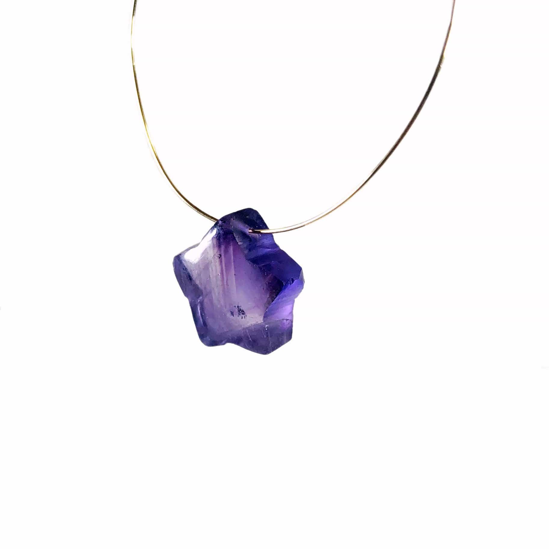 gemstone star on  a wire