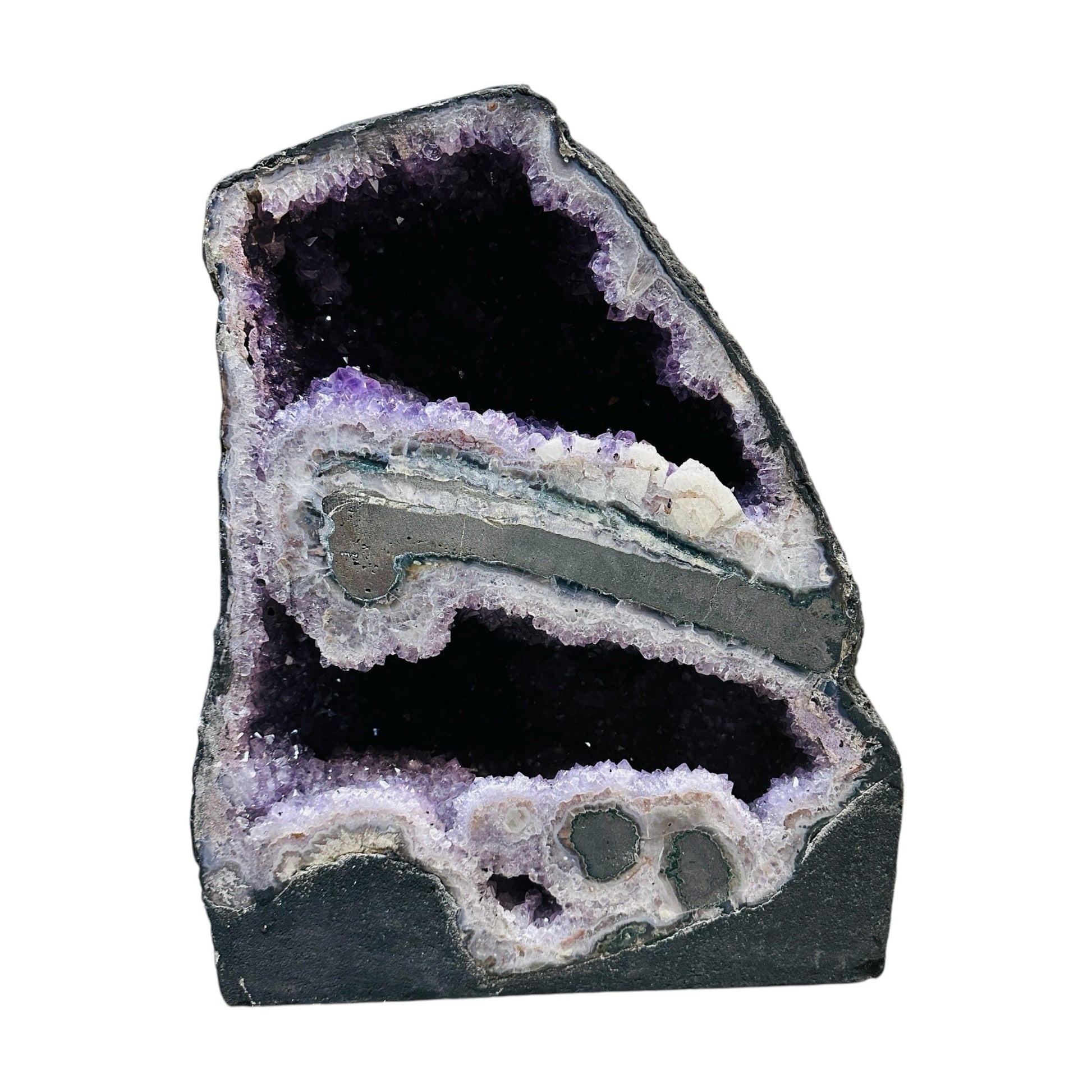 amethyst on a white background