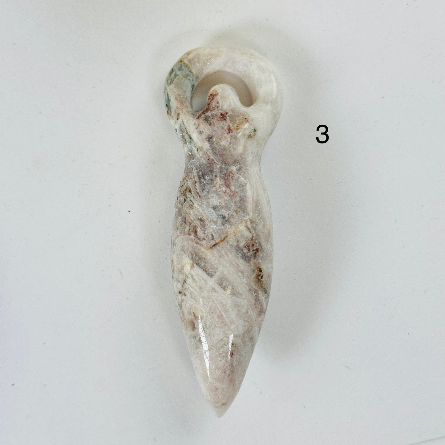 Pink Amethyst Earth Goddess Sculpture - You Choose variant 3 labeled