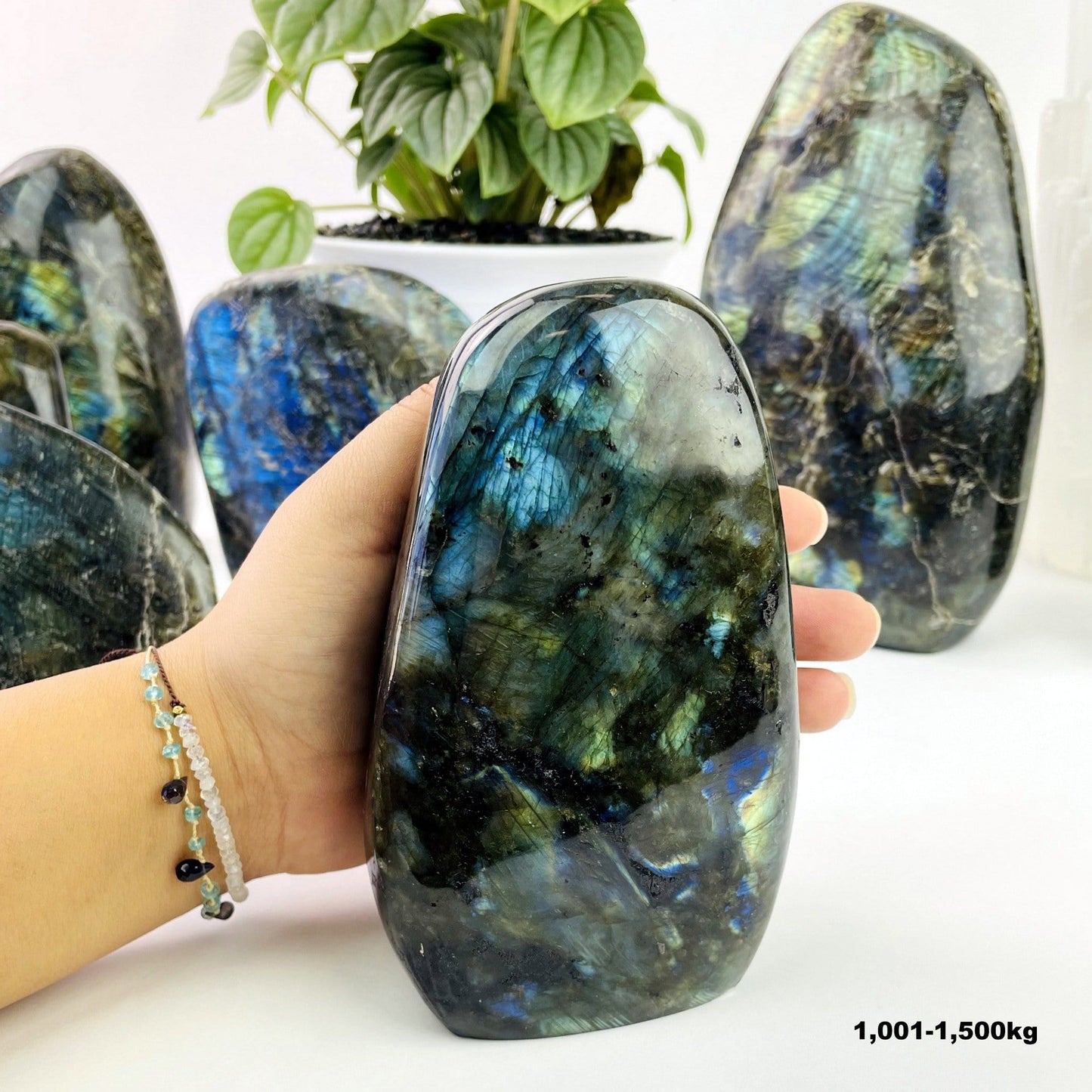 Labradorite Cut Base - Polished Stone - BY WEIGHT
