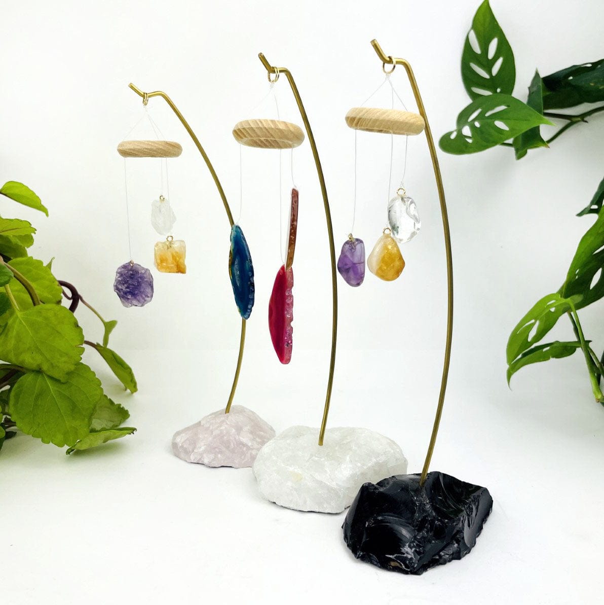the eye catchers displayed side view for thickness reference