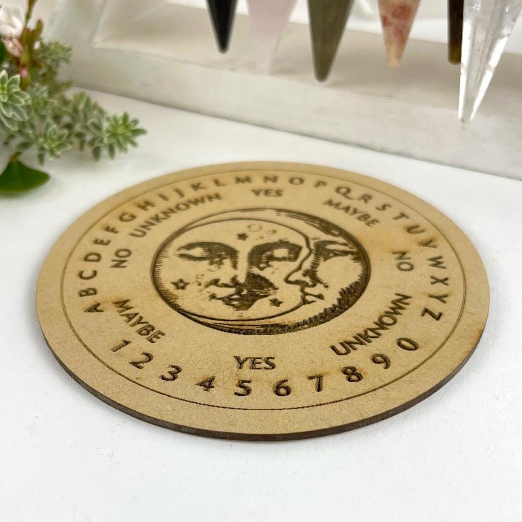 Moon and sun Pendulum board side view