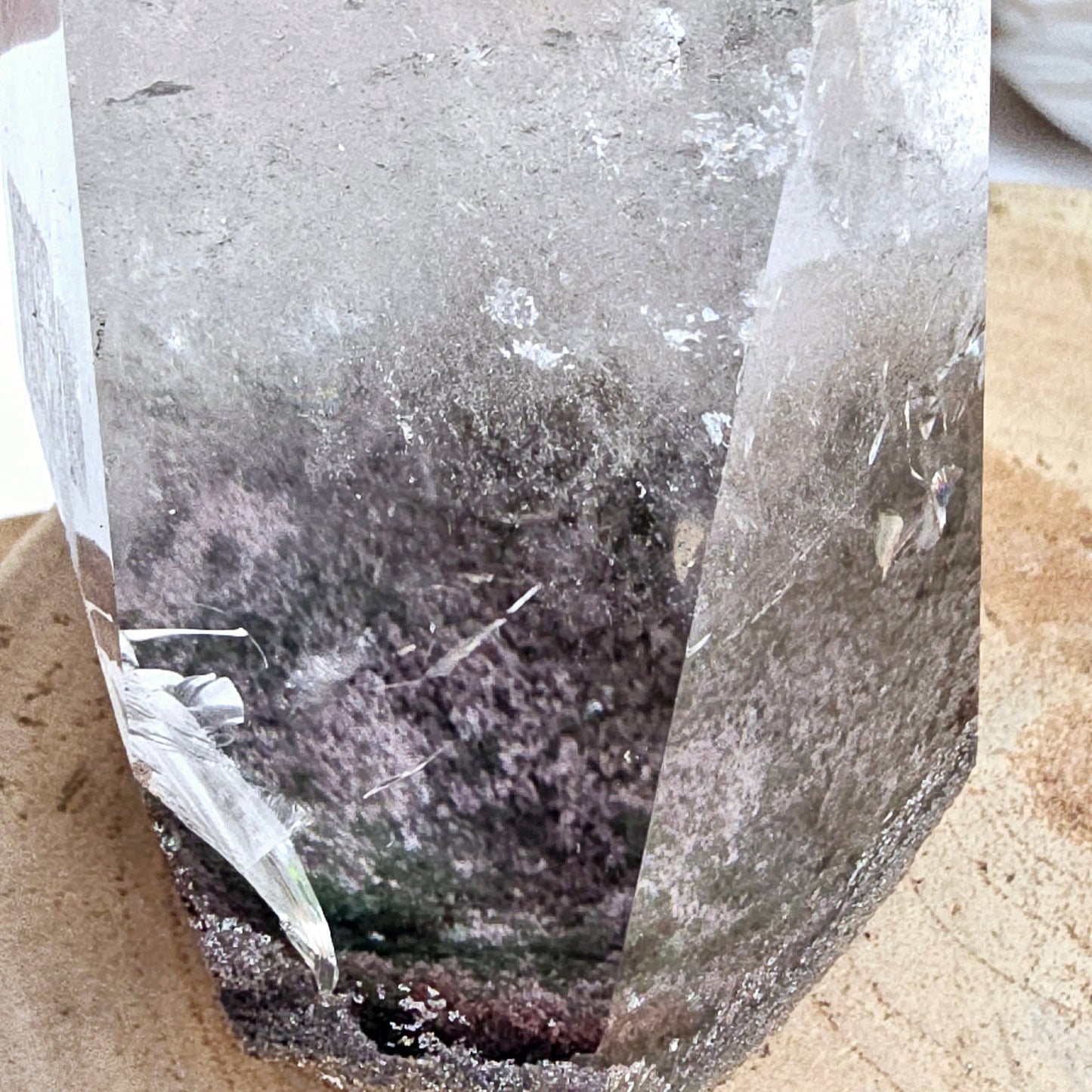 Lodalite Polished Crystal One-of-a-Kind #11 closeup for detail