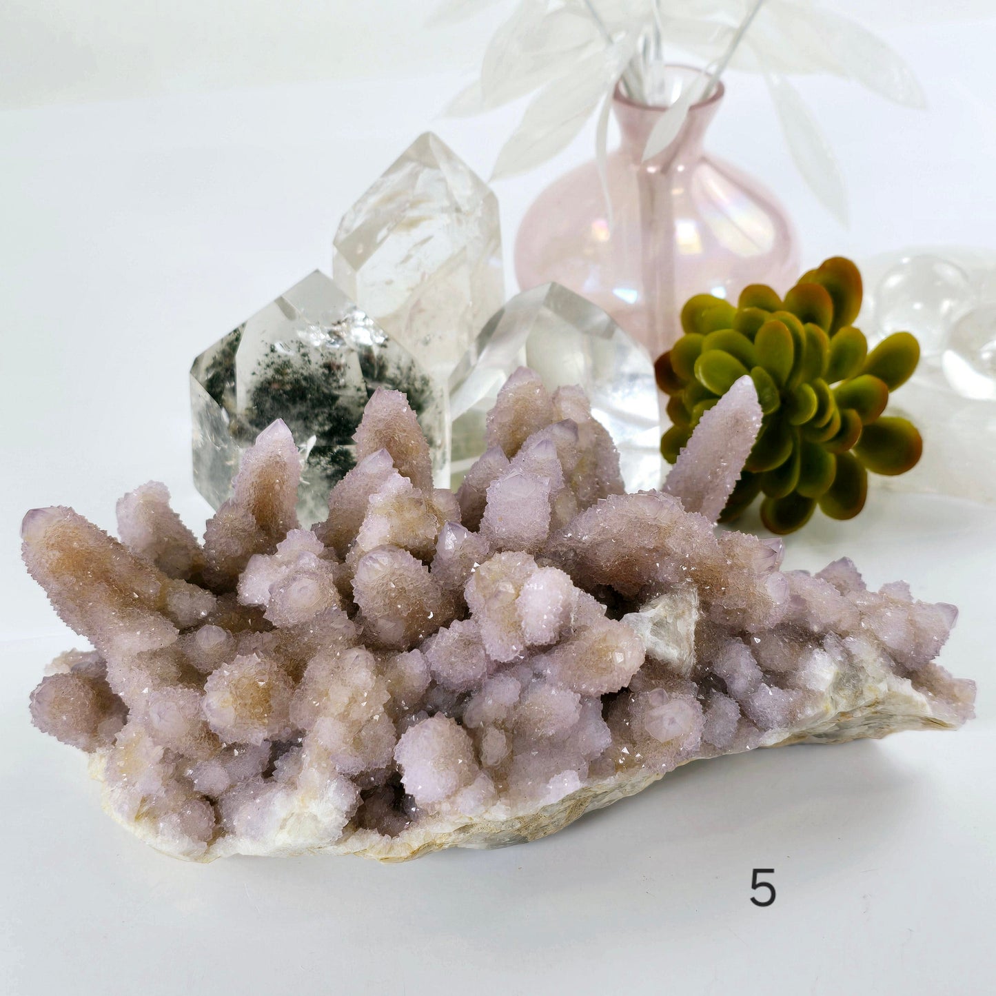Cactus Amethyst from South Africa - Spirit Amethyst Crystal Cluster - You Choose variant 5 labeled