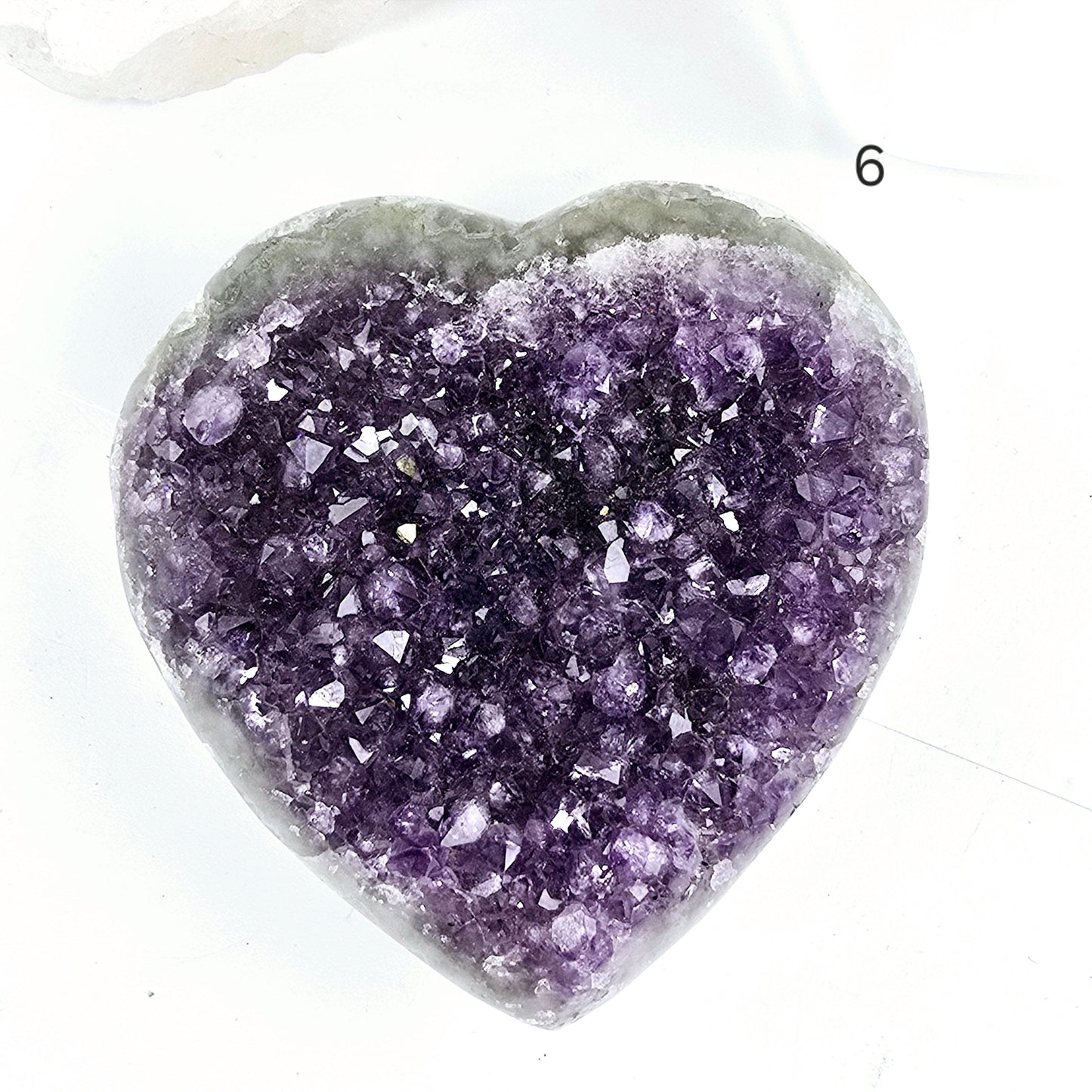 Amethyst Crystal Heart - You Choose #3 variant 6 labeled