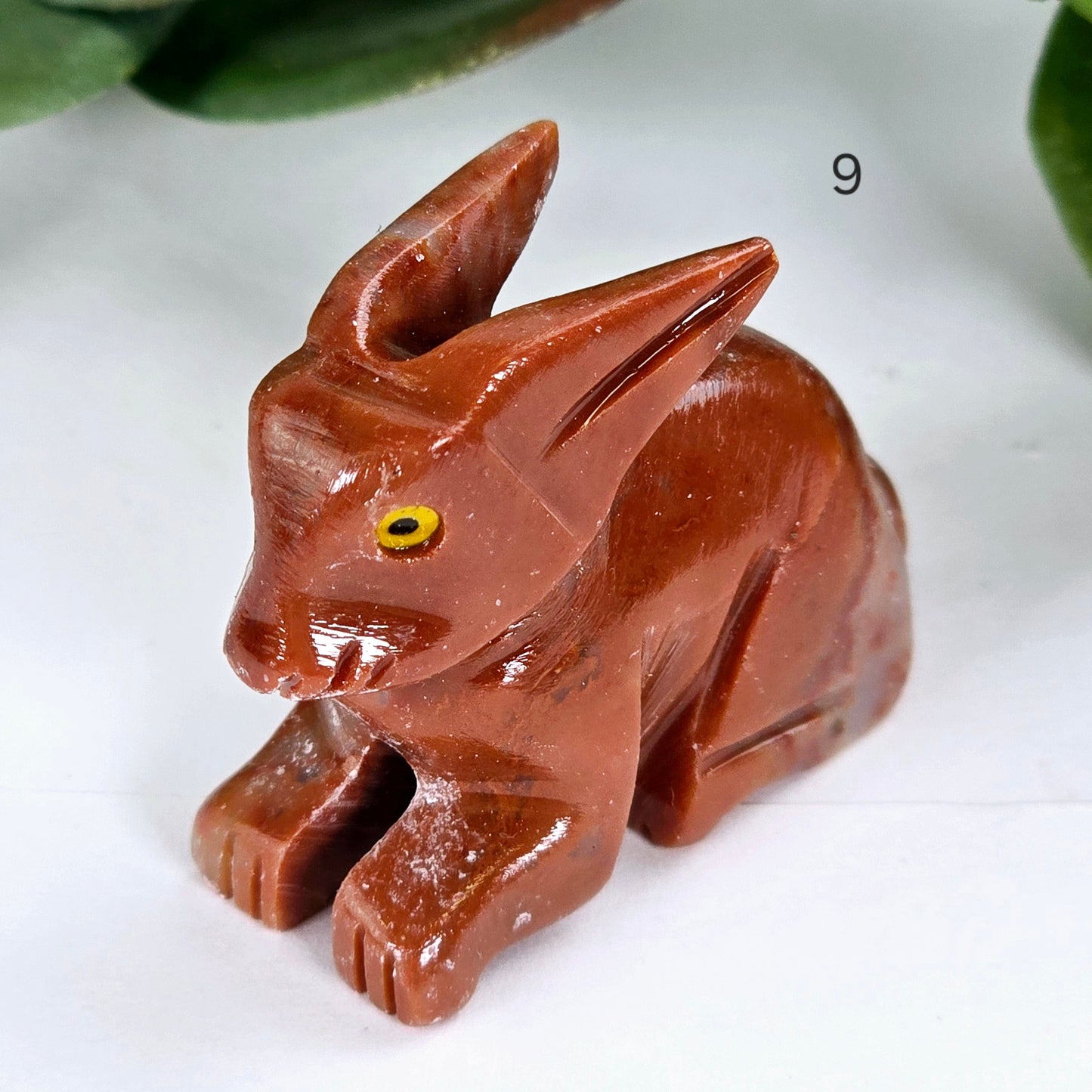 Soapstone Crystal Rabbit Carving from Peru - You Choose variant 9 labeled