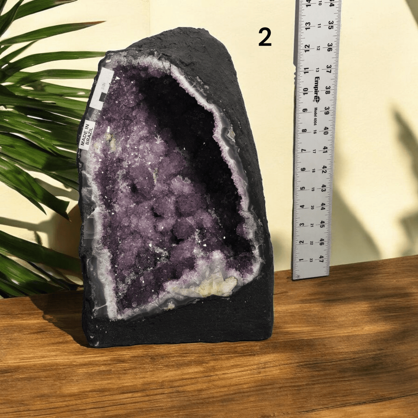 Amethyst Crystal Cathedral - You Choose #4 variant 2 labeled with ruler for size reference