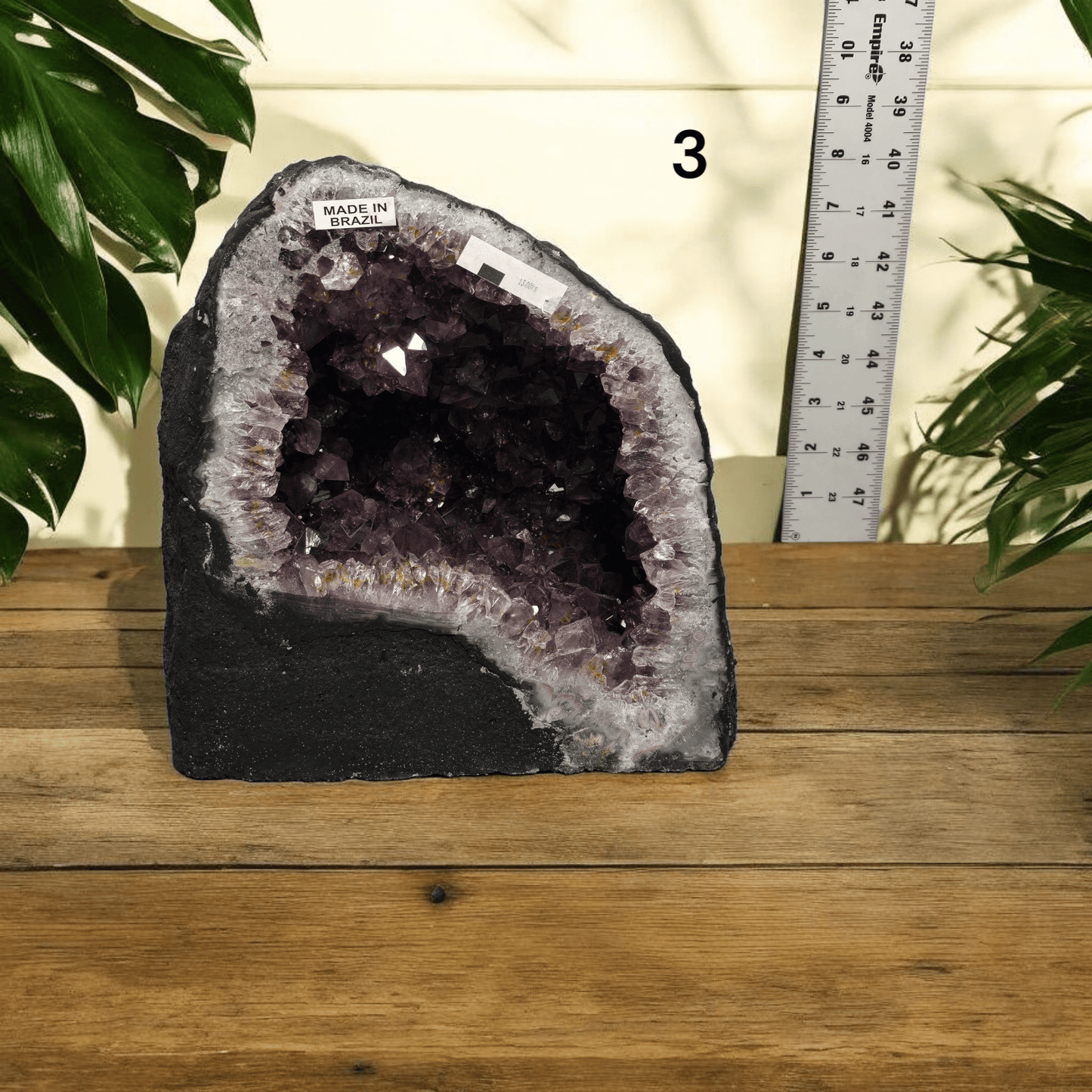 Amethyst Crystal Cathedral - You Choose #4 variant 3 labeled with ruler for size reference