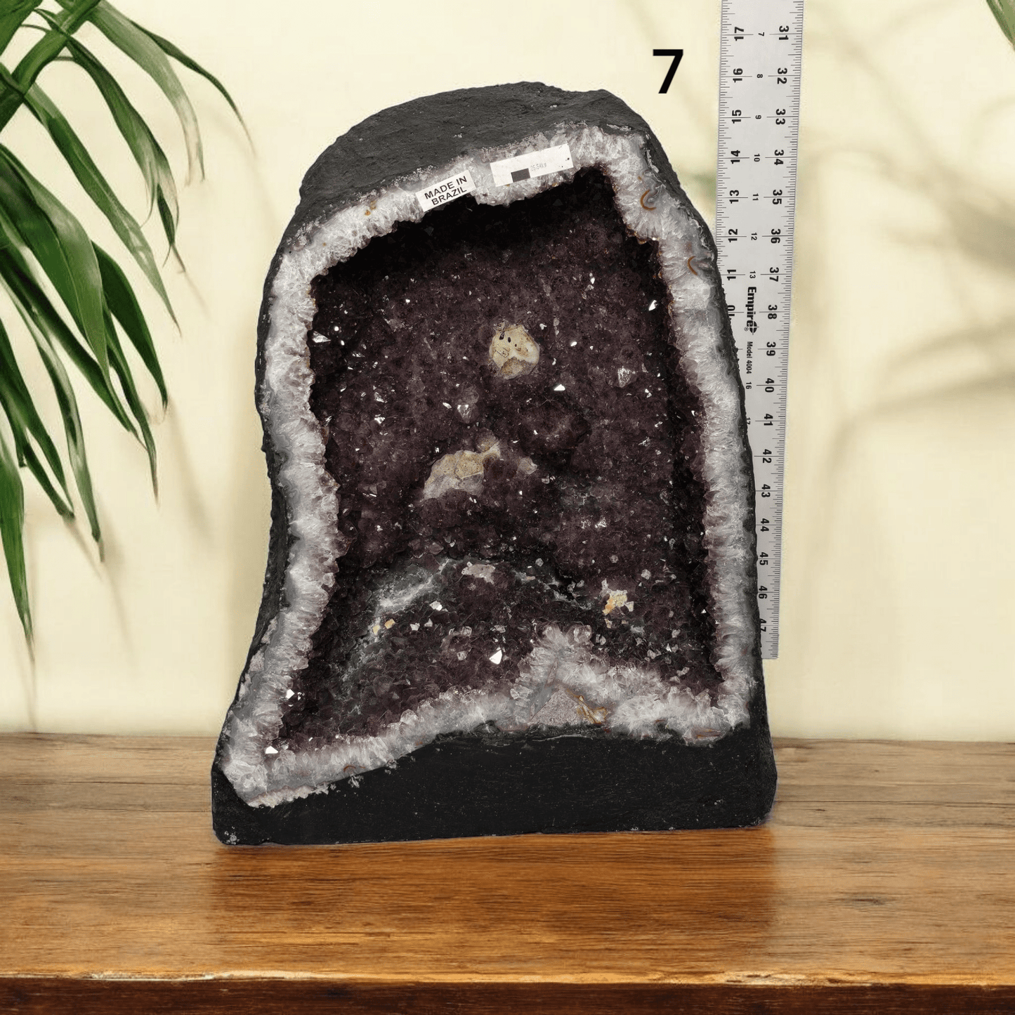 Amethyst Crystal Cathedral - You Choose #4 variant 7 labeled with ruler for size reference