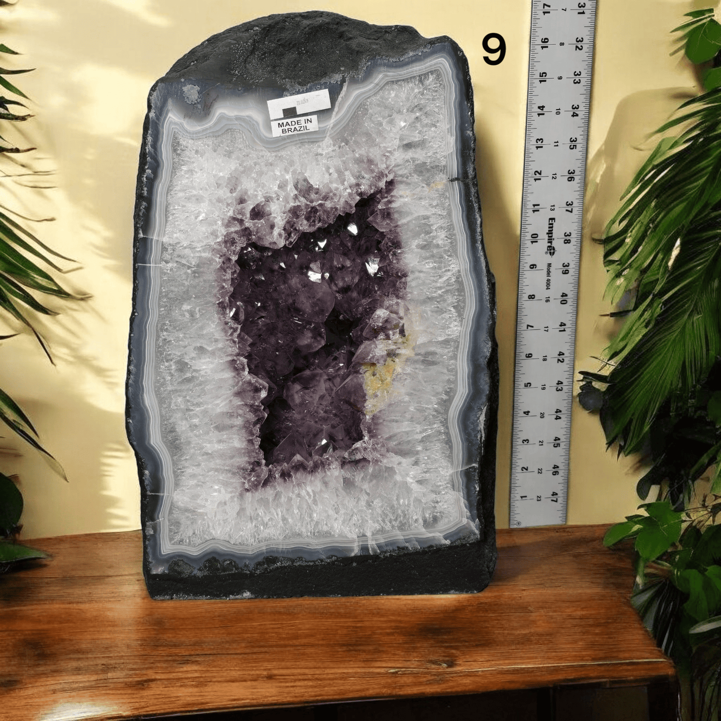 Amethyst Crystal Cathedral - You Choose #4 variant 9 labeled with ruler for size reference