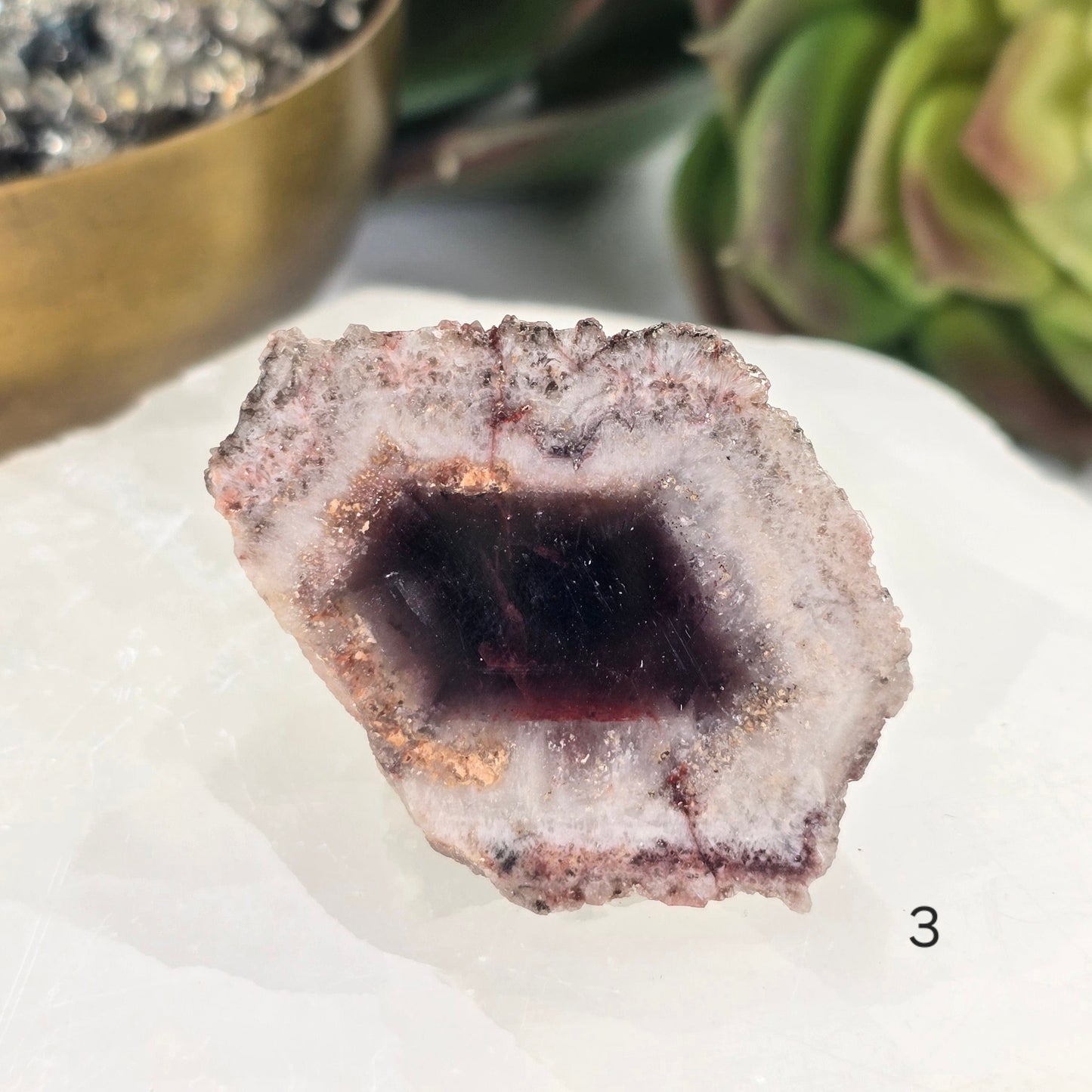 Trapiche Amethyst Crystal - Rare Find - You Choose #1 variant 3 labeled