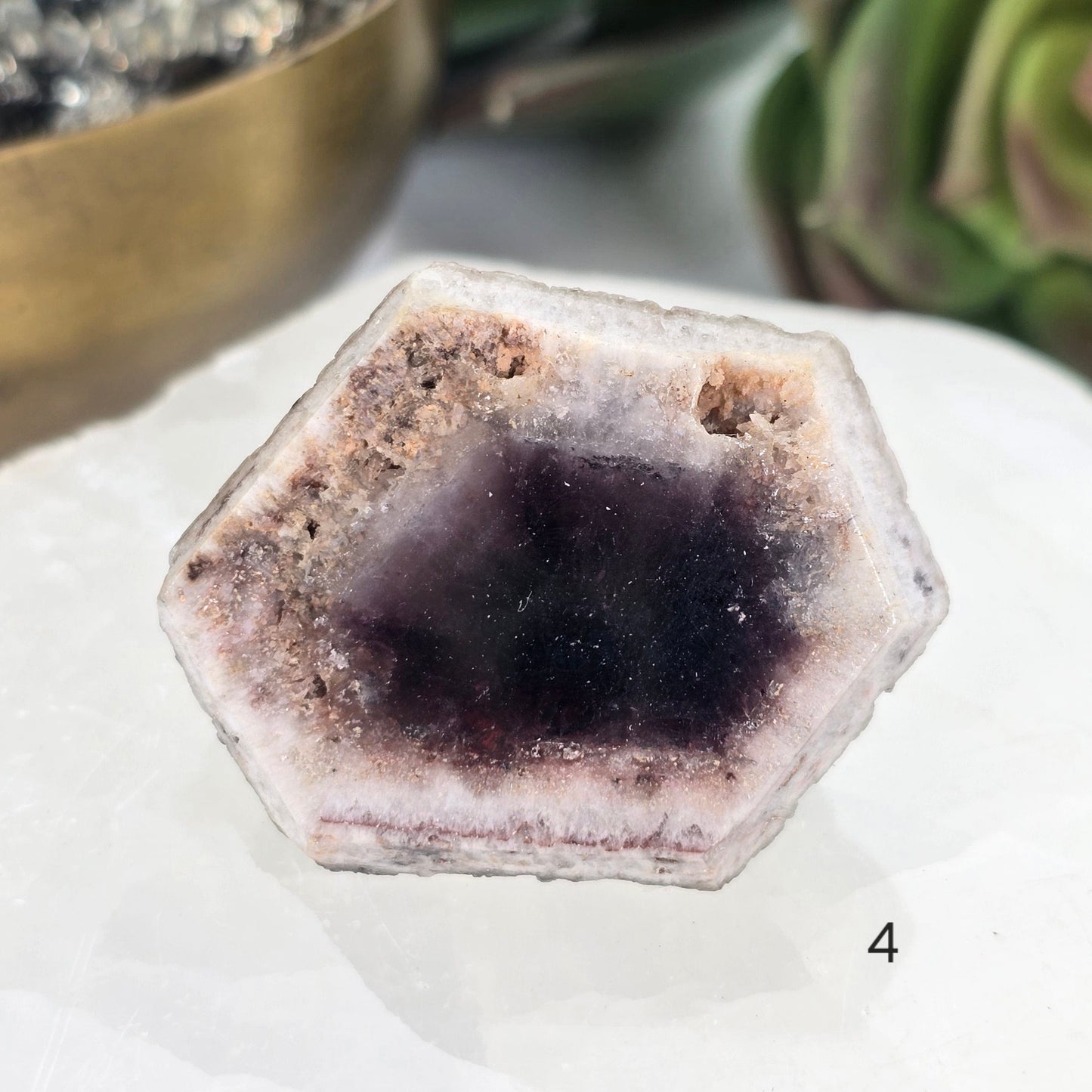 Trapiche Amethyst Crystal - Rare Find - You Choose #1 variant 4 labeled