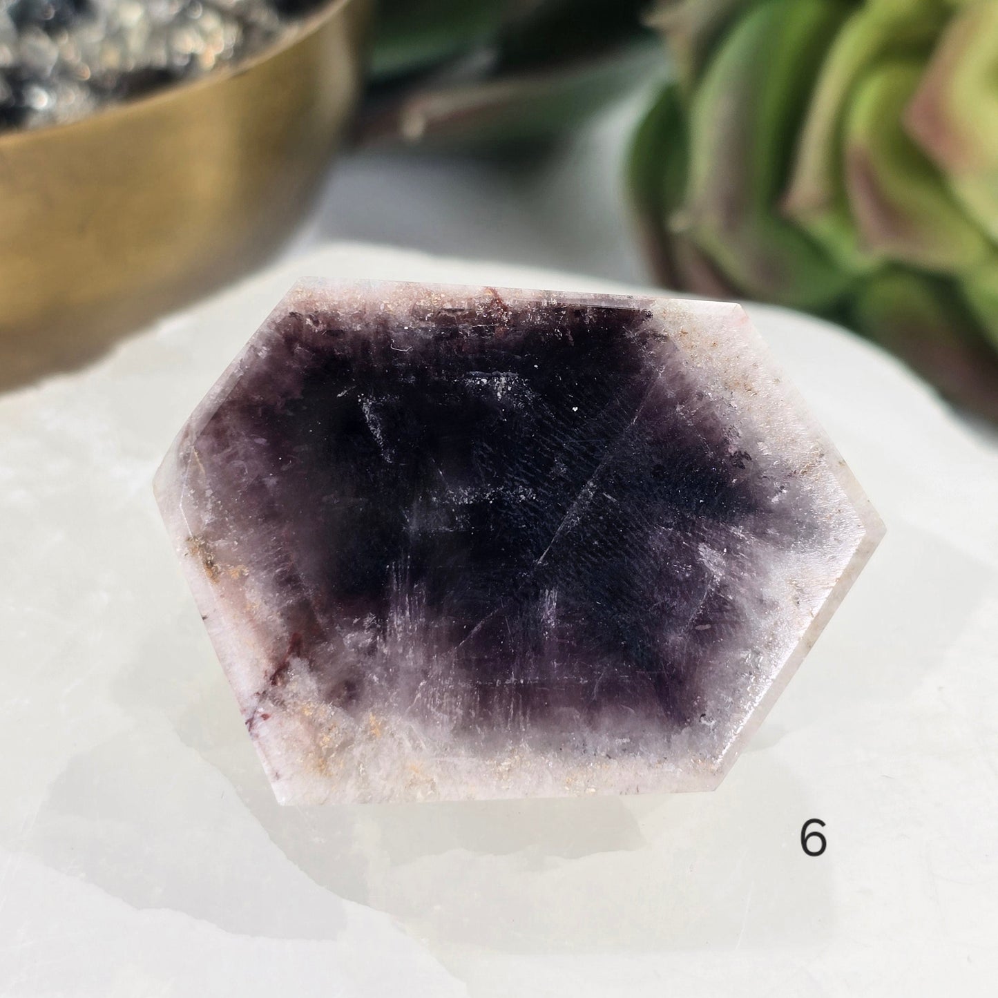 Trapiche Amethyst Crystal - Rare Find - You Choose #1 variant 6 labeled
