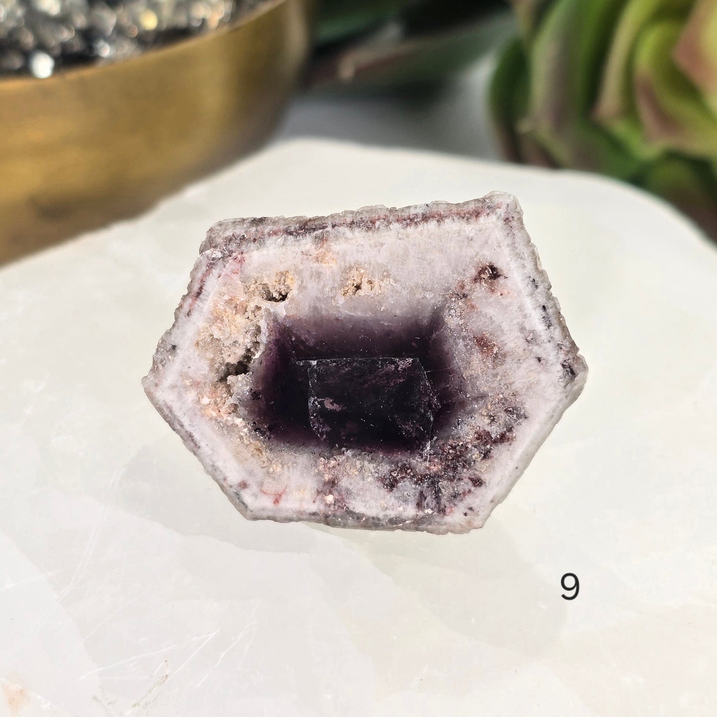 Trapiche Amethyst Crystal - Rare Find - You Choose #1 variant 9 labeled