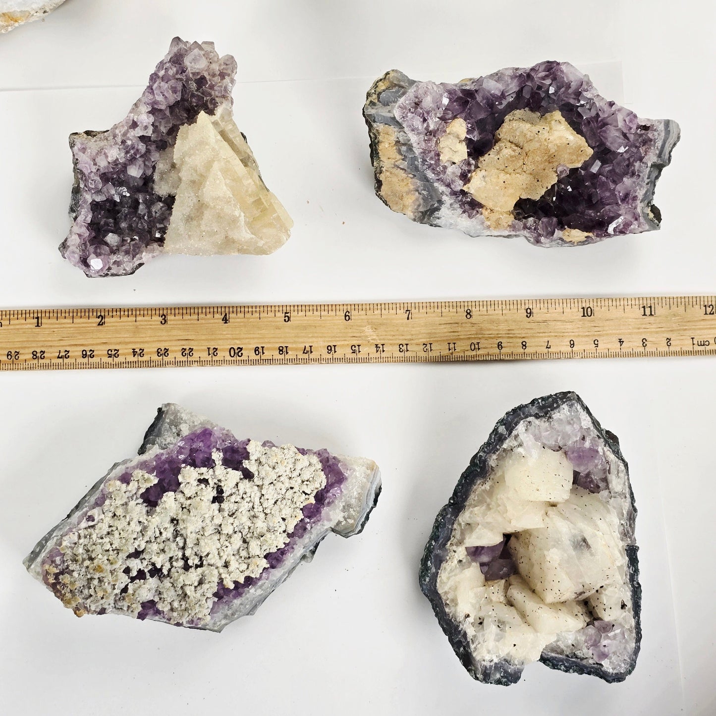 Amethyst with Calcite Crystal Cluster - You Choose #3
