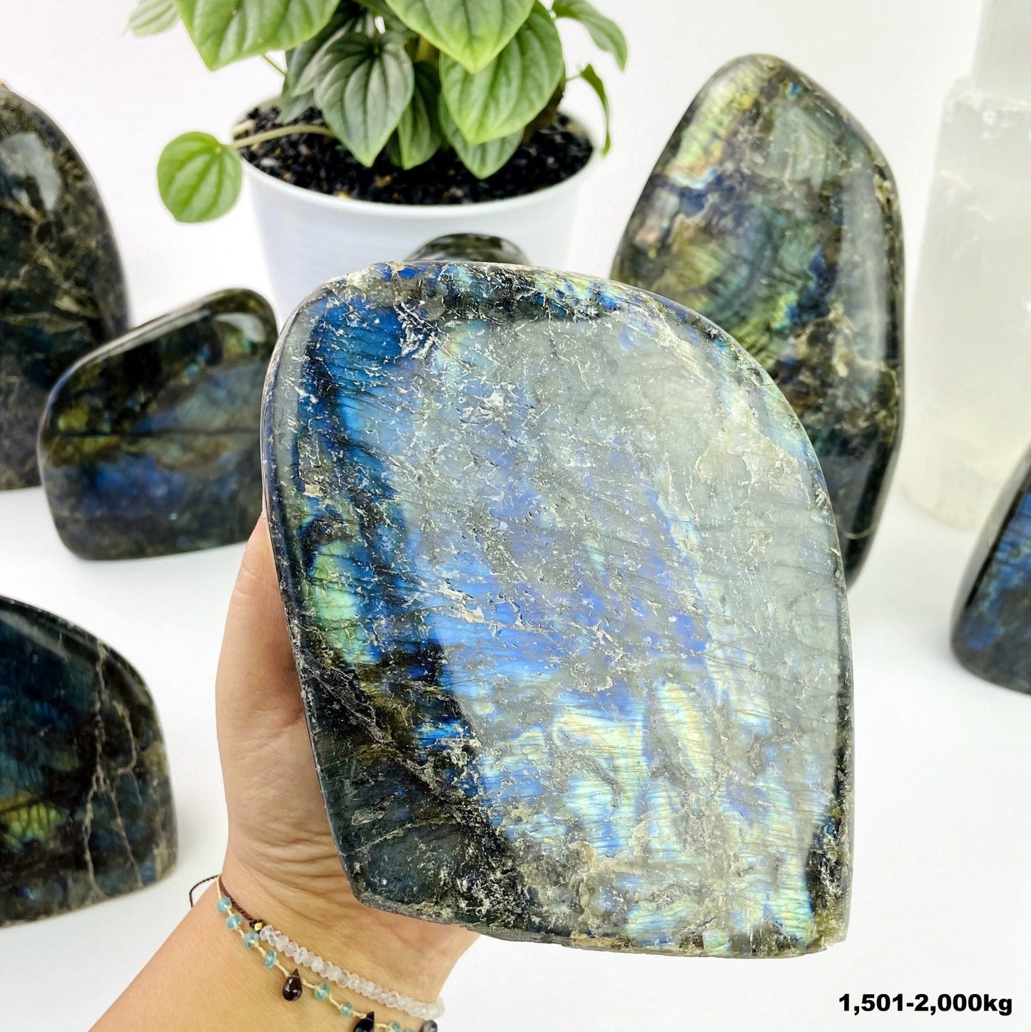Labradorite Cut Base - Polished Stone - BY WEIGHT