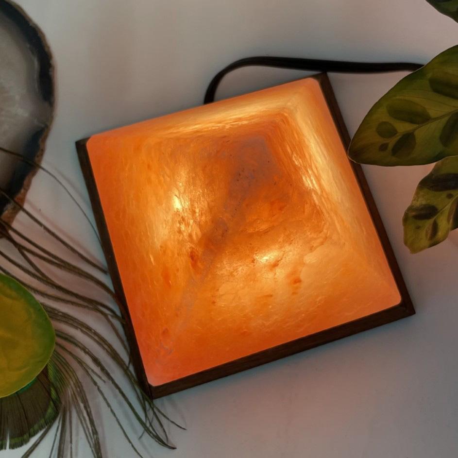 top view of the salt lamp