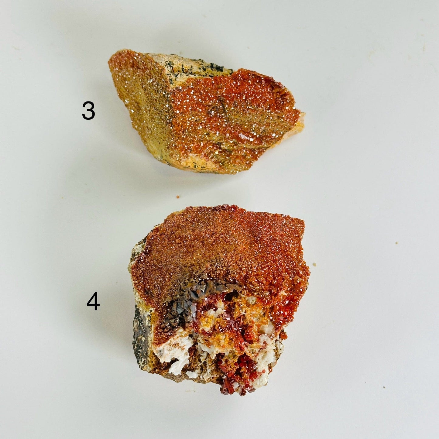 vanadinite on white background