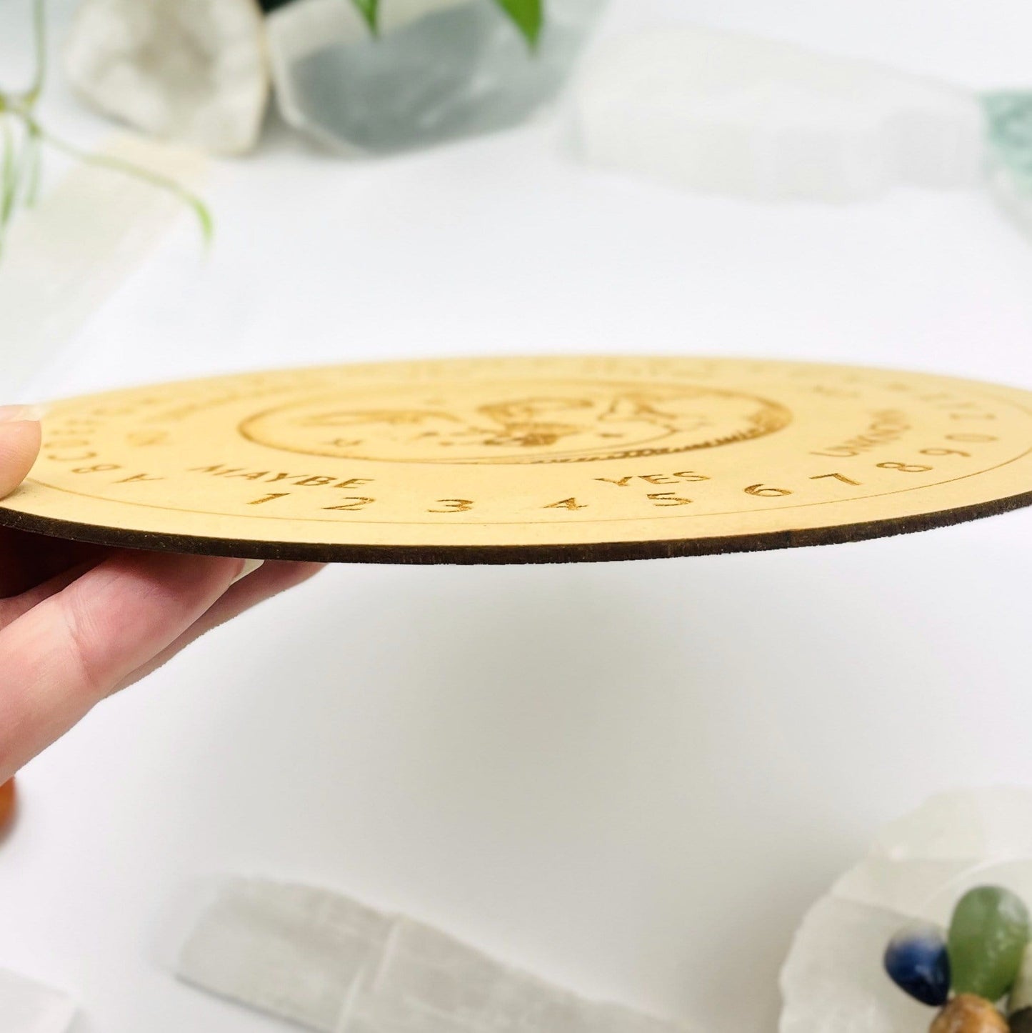 side view of the board to show the thickness 