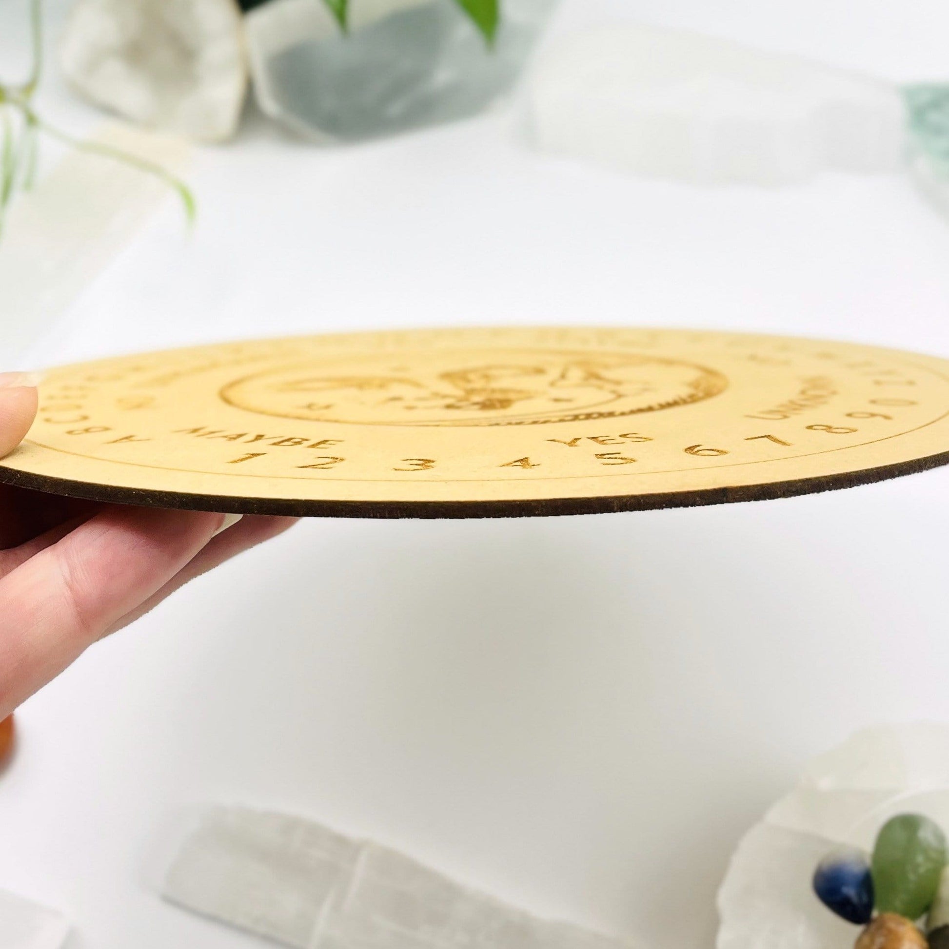 side view of the board to show the thickness 