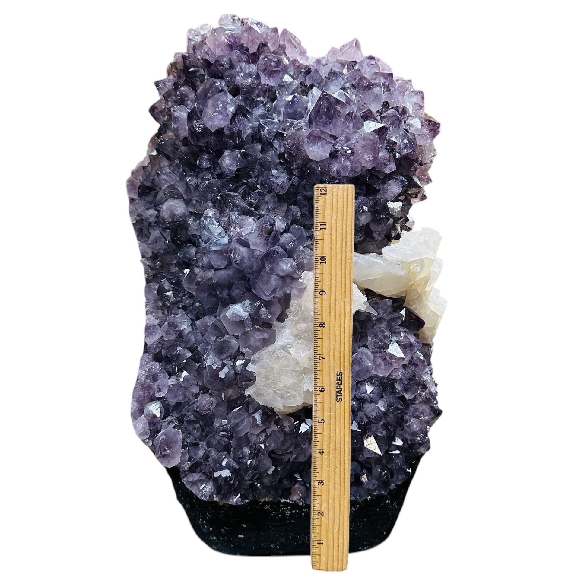 amethyst on a white background